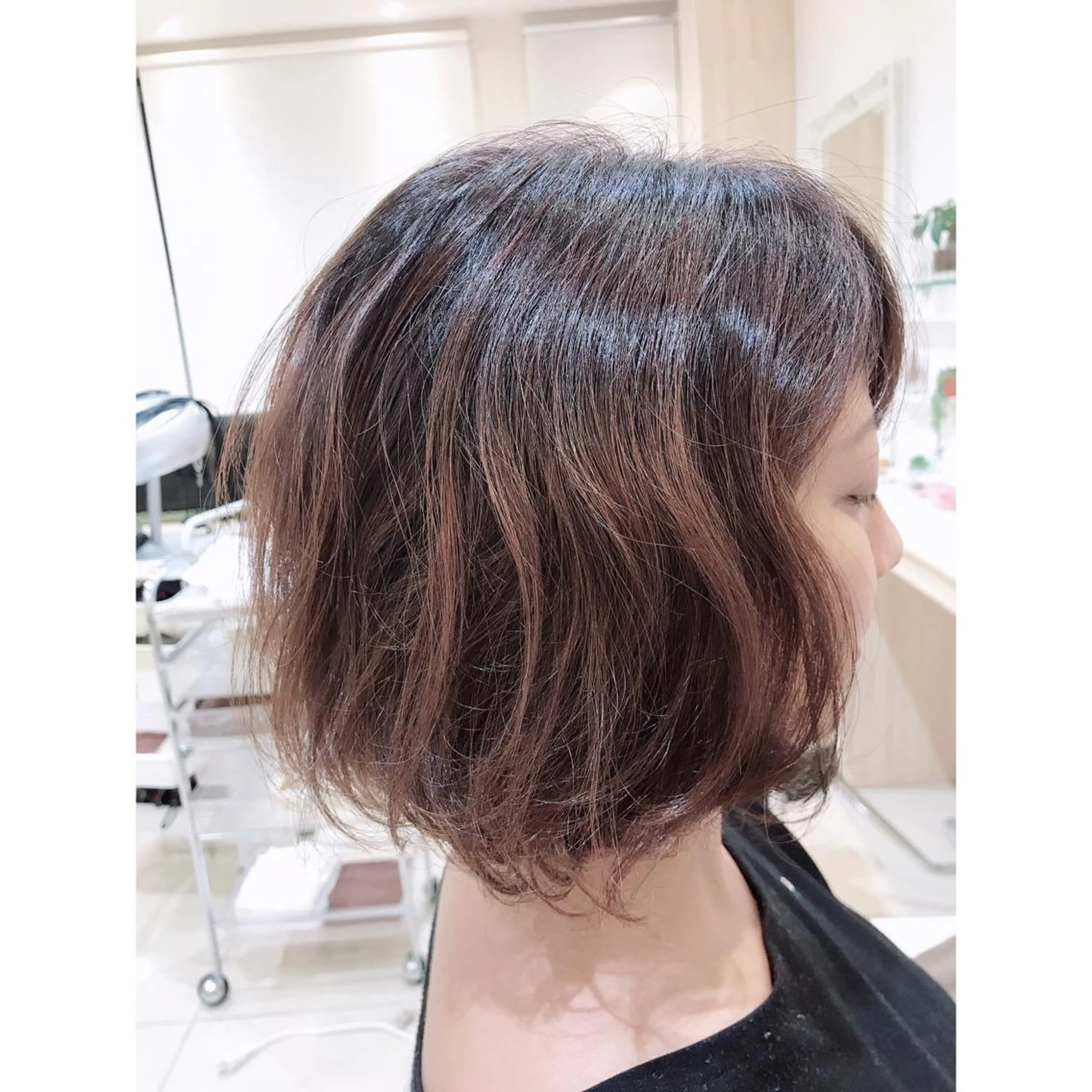 ミディアム パーマ 髪質改善/茅ヶ崎 マツモト リョウのヘアスタイル