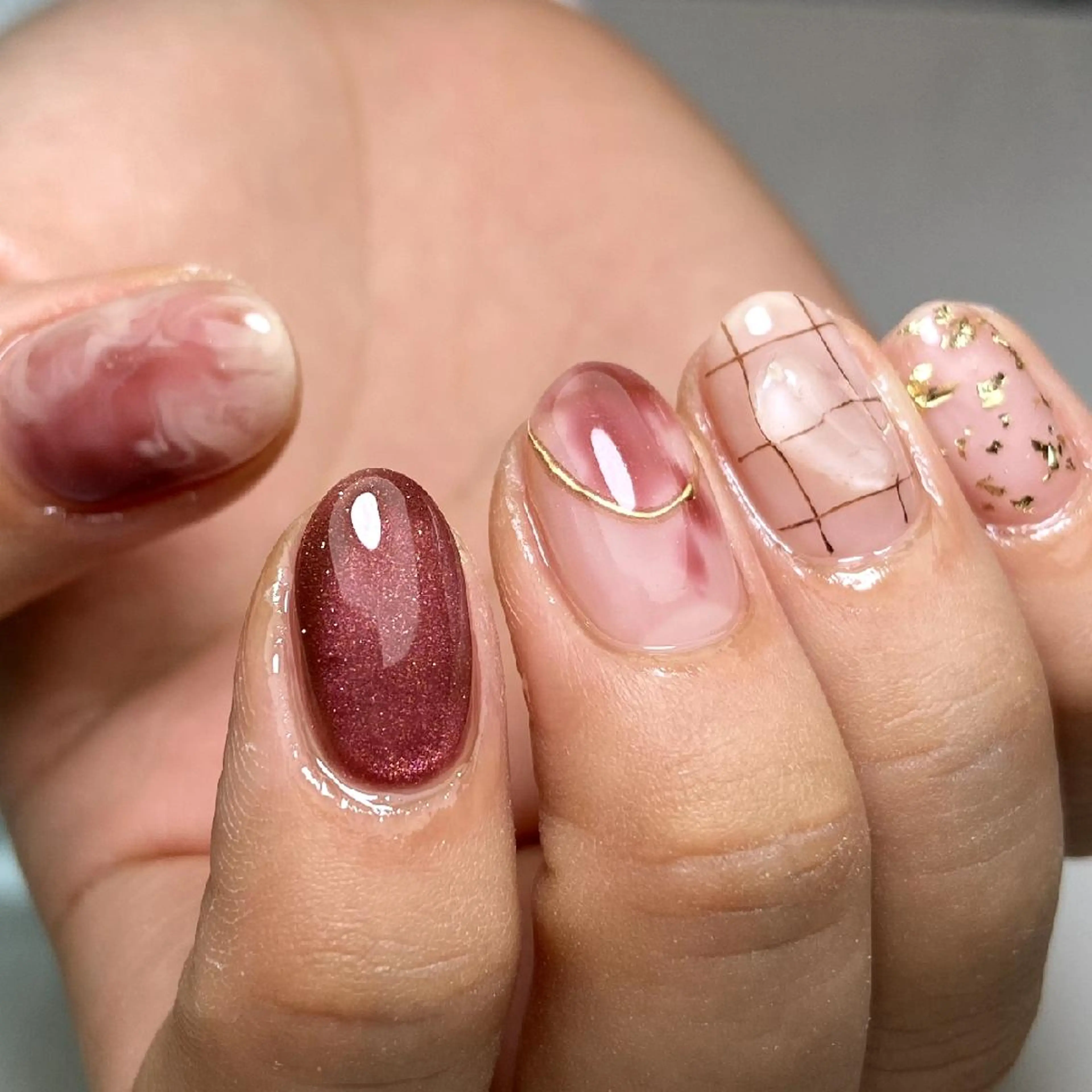 ネイル アートネイル ニュアンスネイル nail salon Lumièreのネイルデザイン