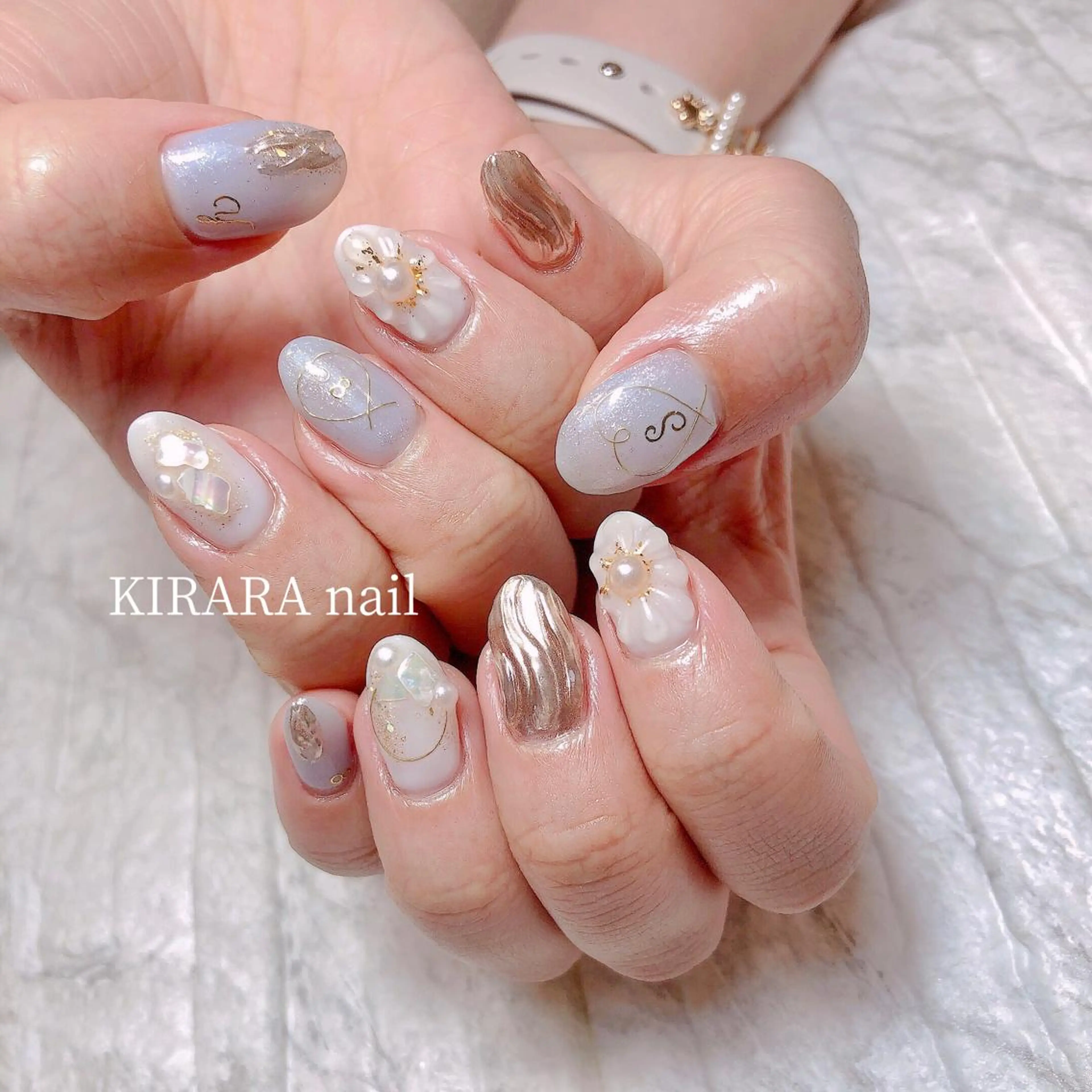 ネイル ハンドネイル ハンドケア KIRARA ネイルサロンのネイルデザイン