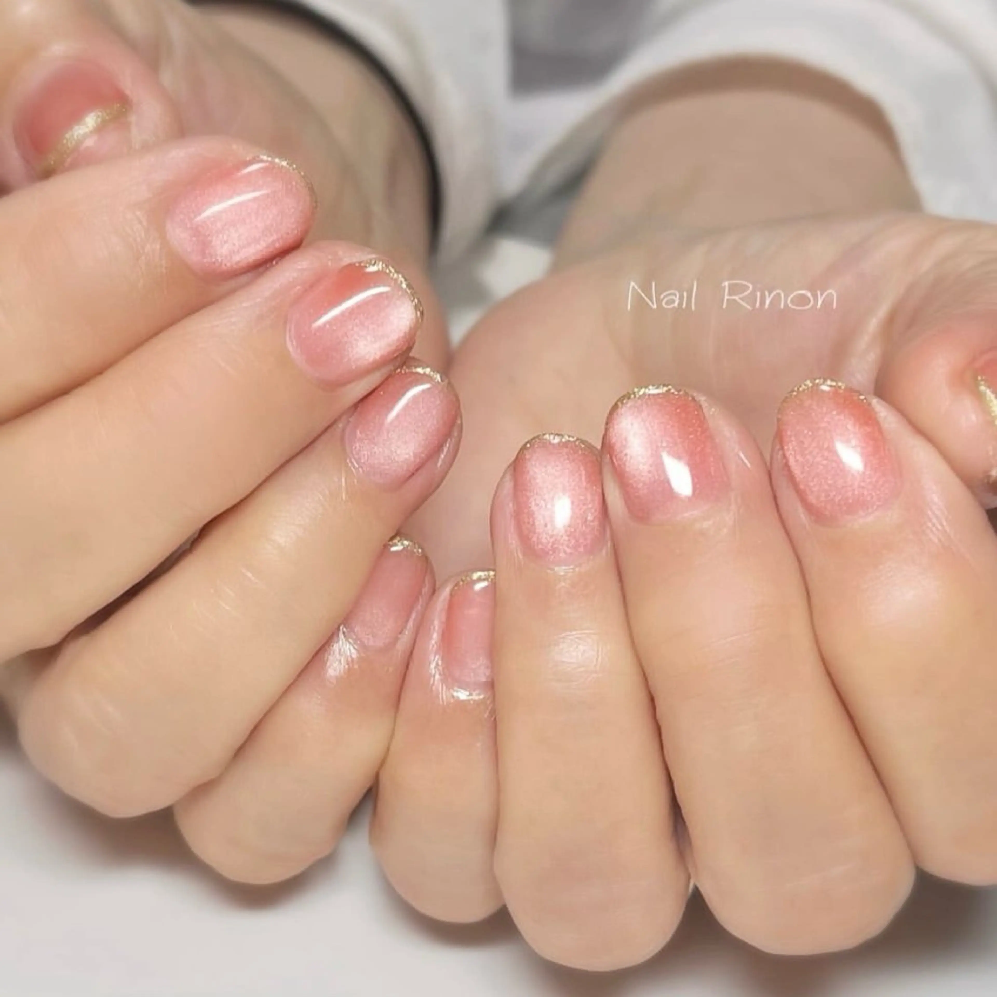 ネイル マグネットネイル ハンドネイル Nail Rinonのネイルデザイン