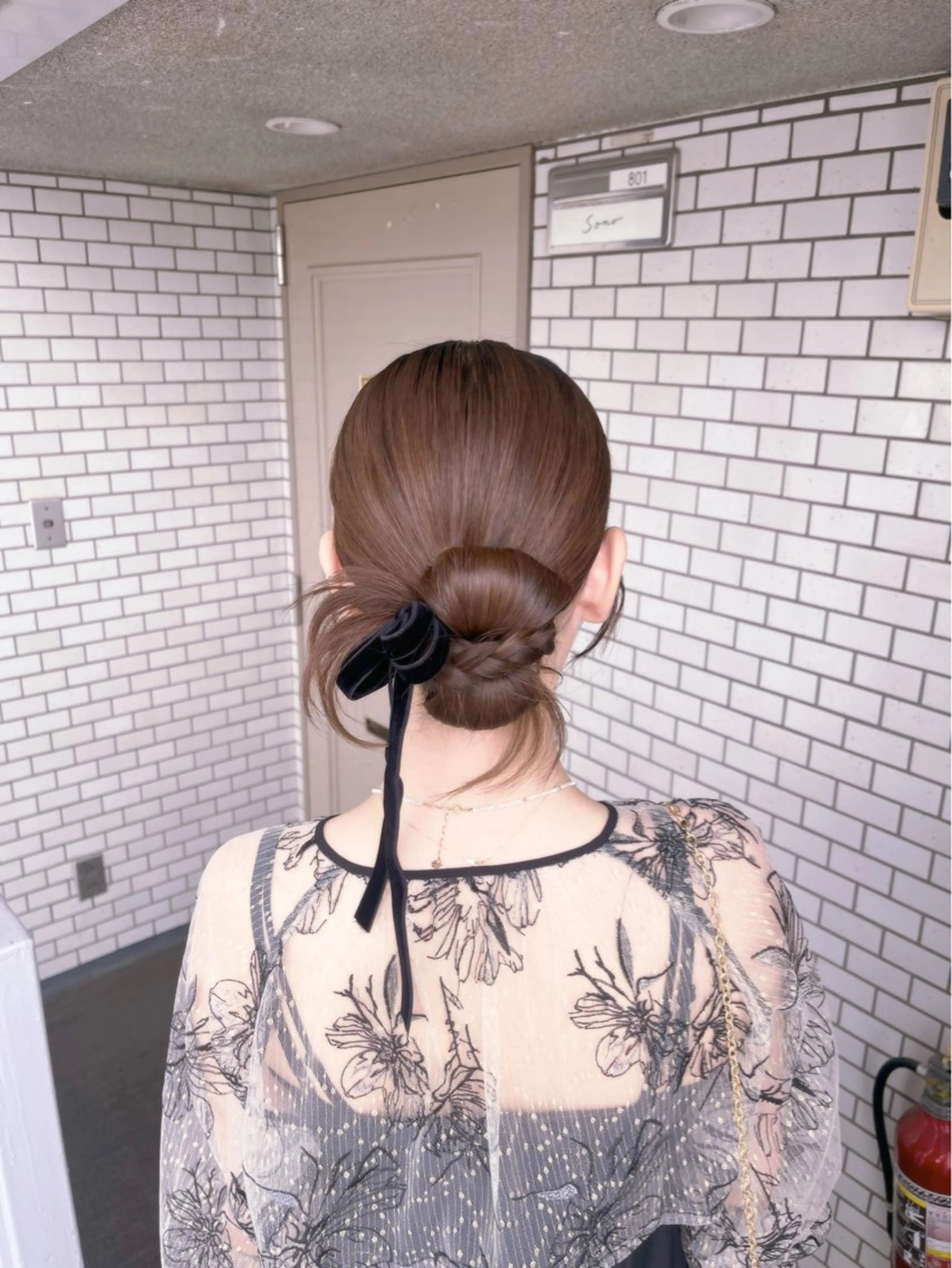 ヘアアレンジ ヘアセット 垢抜けヘアメイク🫧 JURI🪽のヘアスタイル