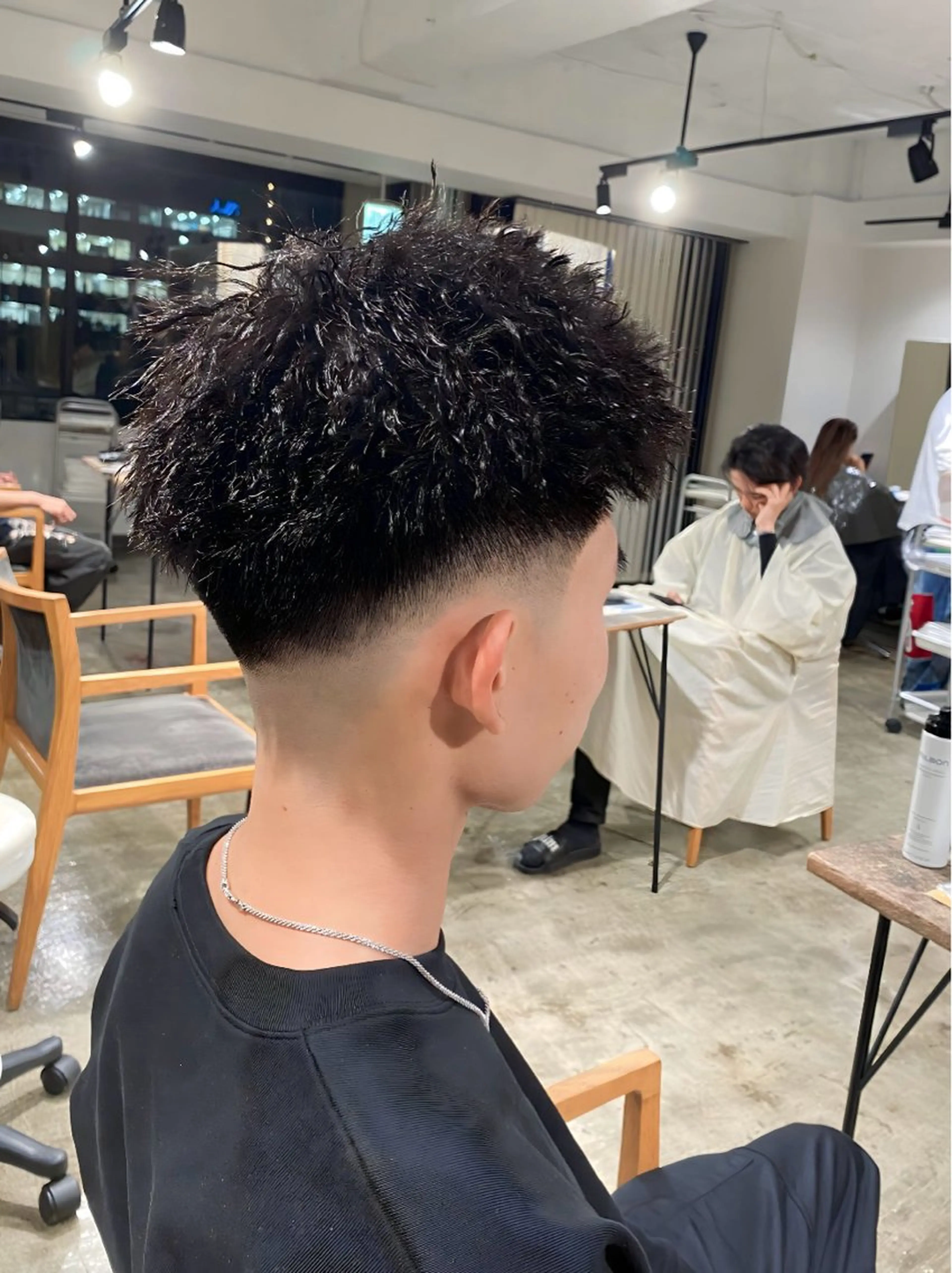 メンズ フェードカット スキンフェード メンズパーマ 特化/中川拓也のヘアスタイル