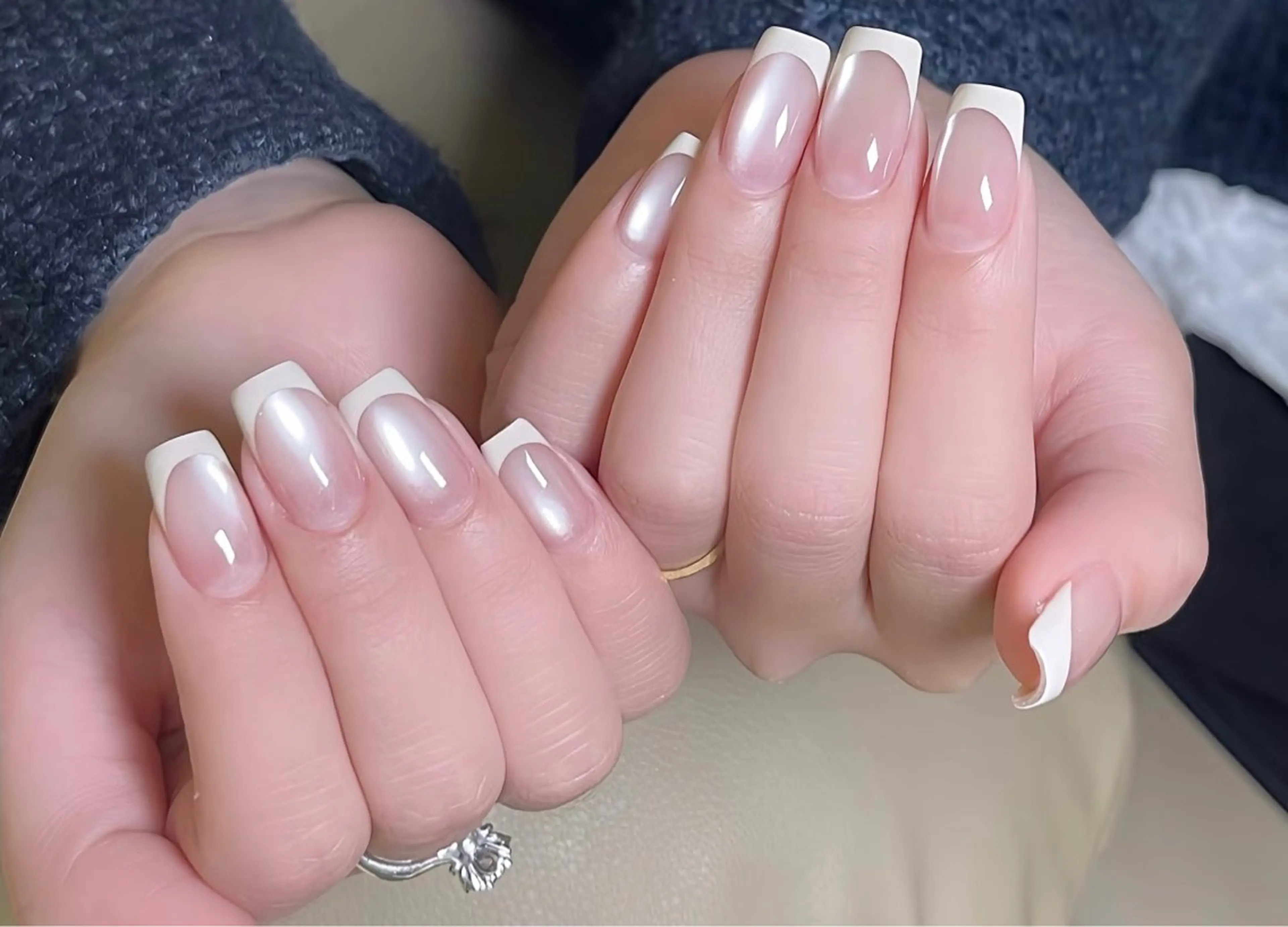 🩵《HAND》透明感あるマグネット×フレンチ✨の写真