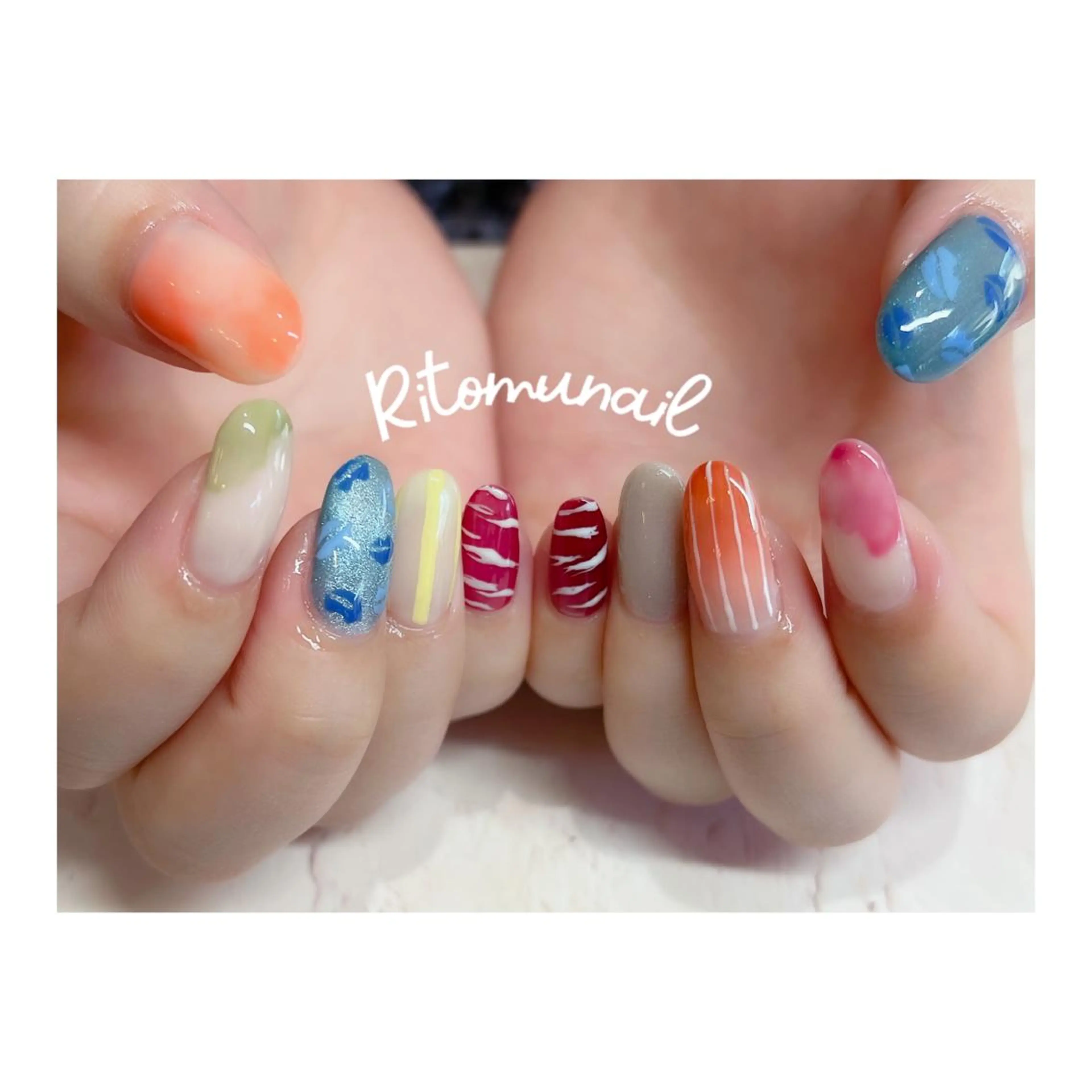 ネイル nailist shioriのネイルデザイン