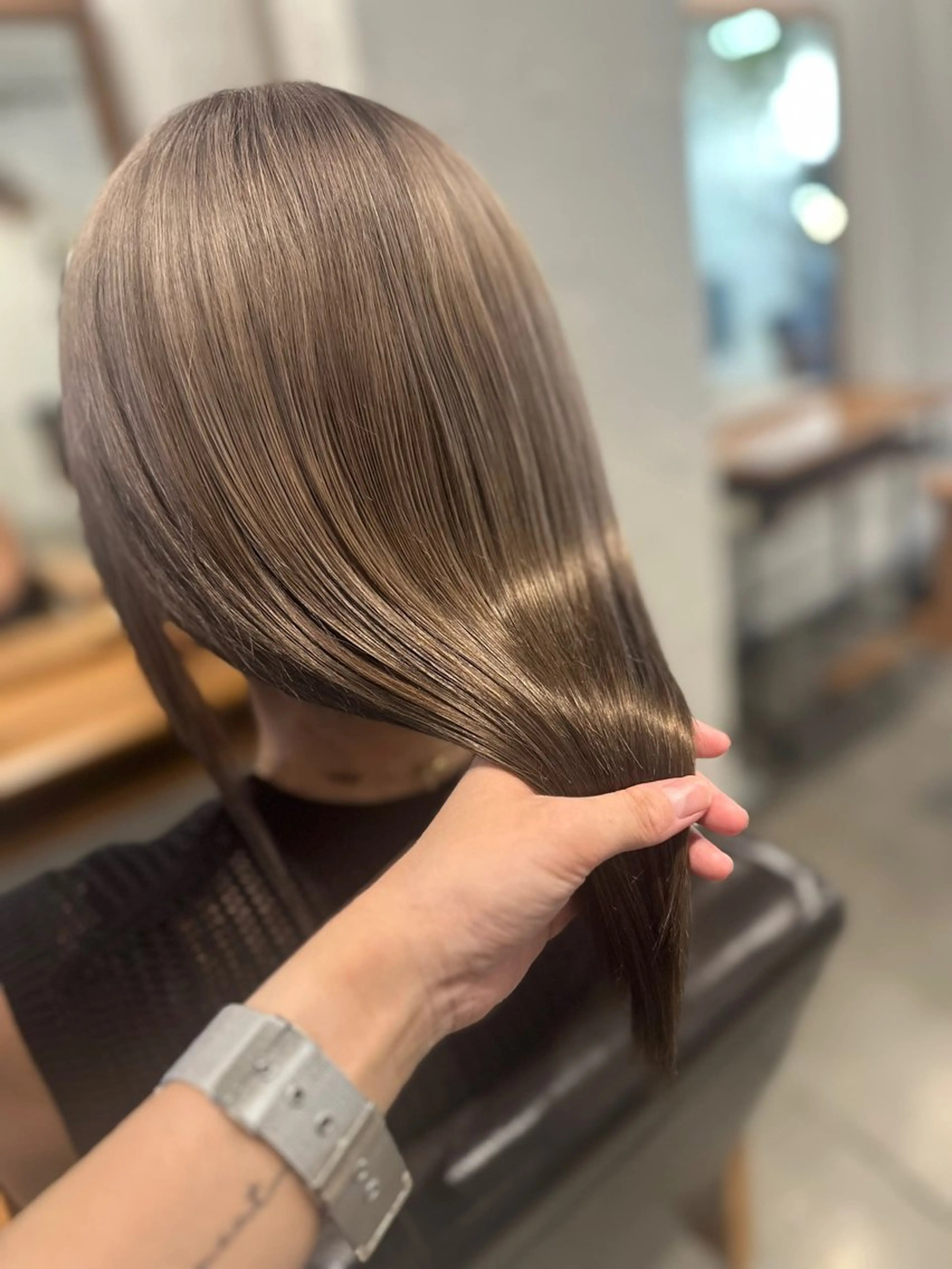 セミロング ヘアカラー トリートメント カラー/ヘッドスパ 🐱ERI🐱産休中のヘアスタイル