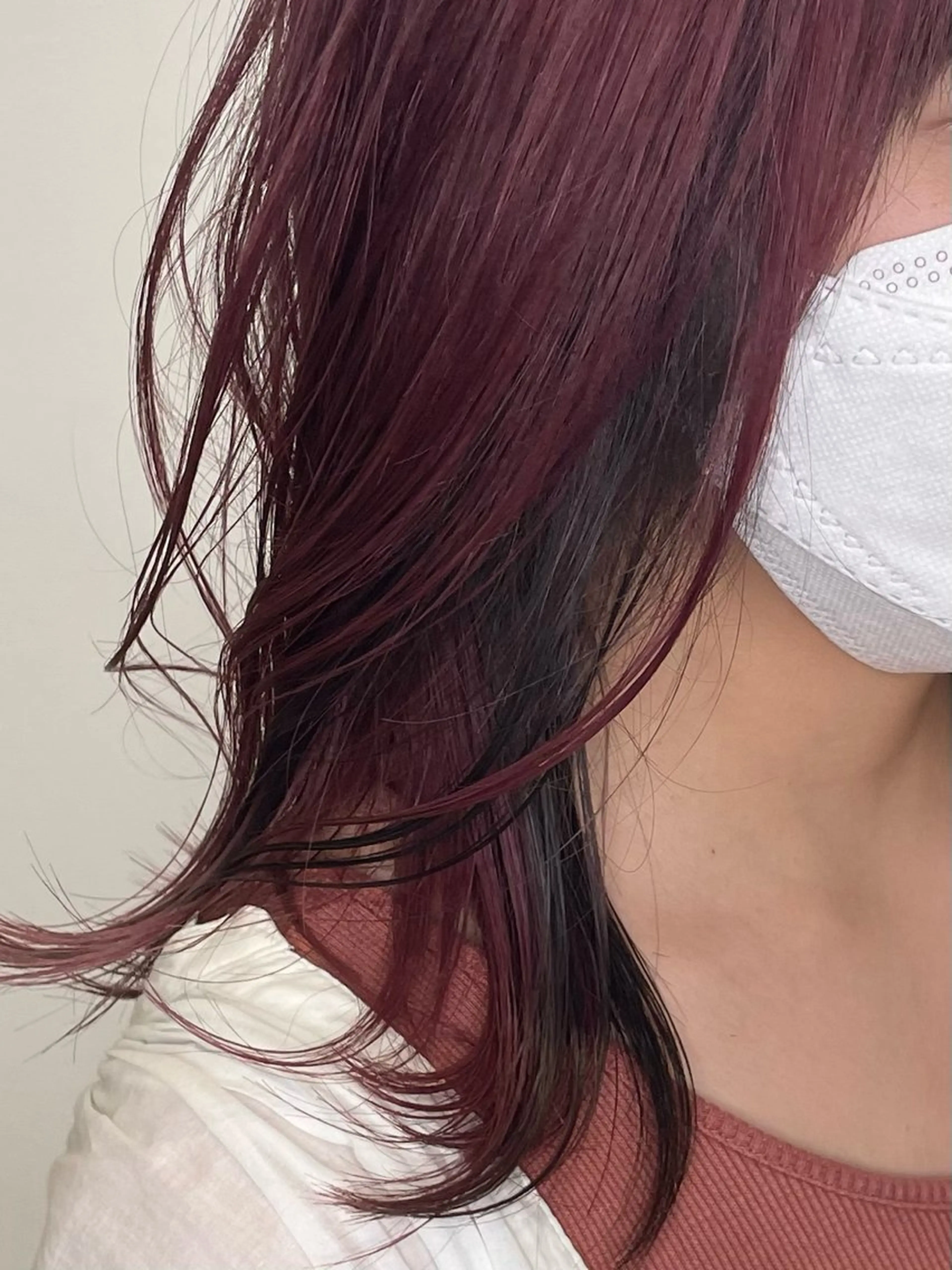 ミディアム ヘアカラー 韓国風スタイル 北田陸斗のヘアスタイル