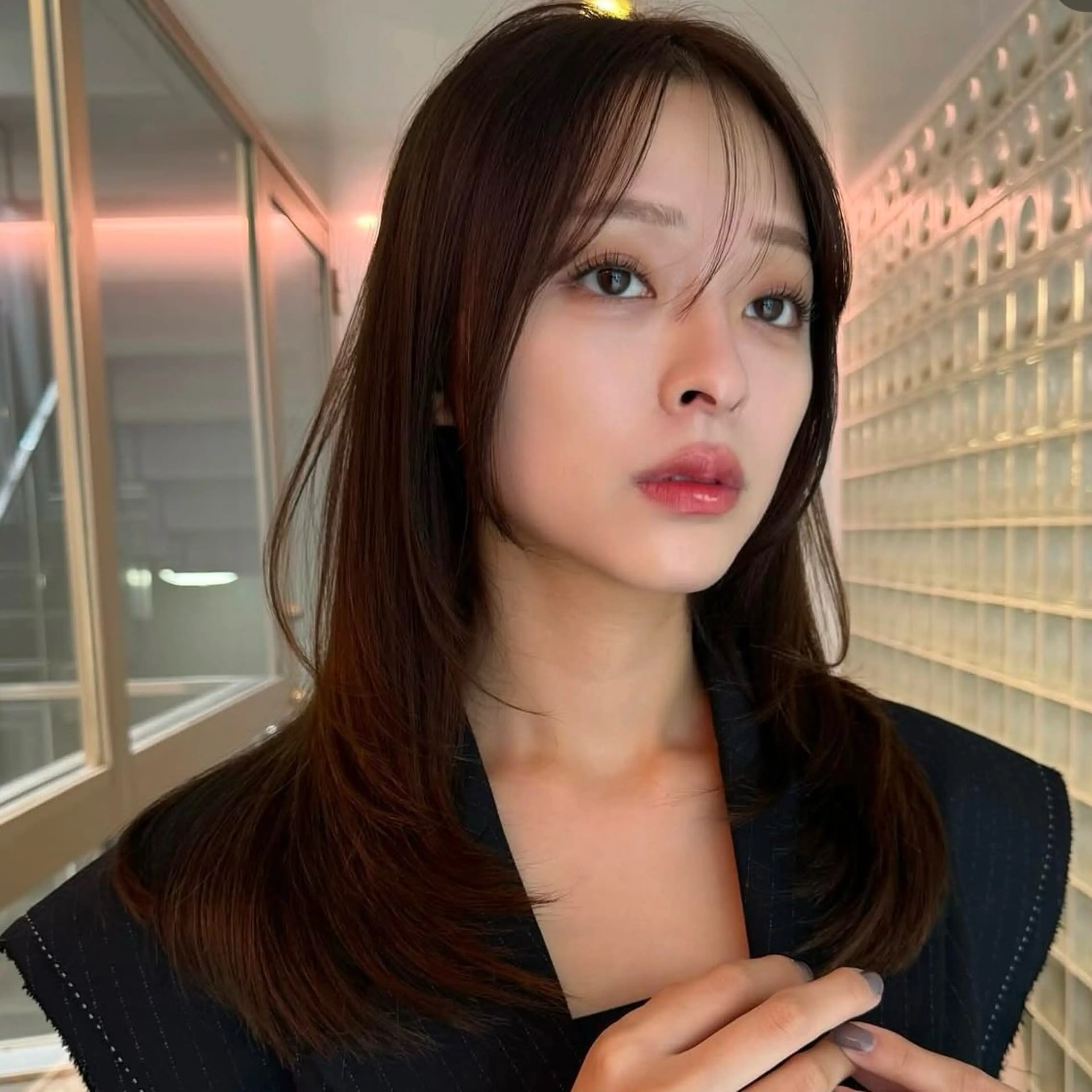 セミロング レイヤーカット Kinoのヘアスタイル