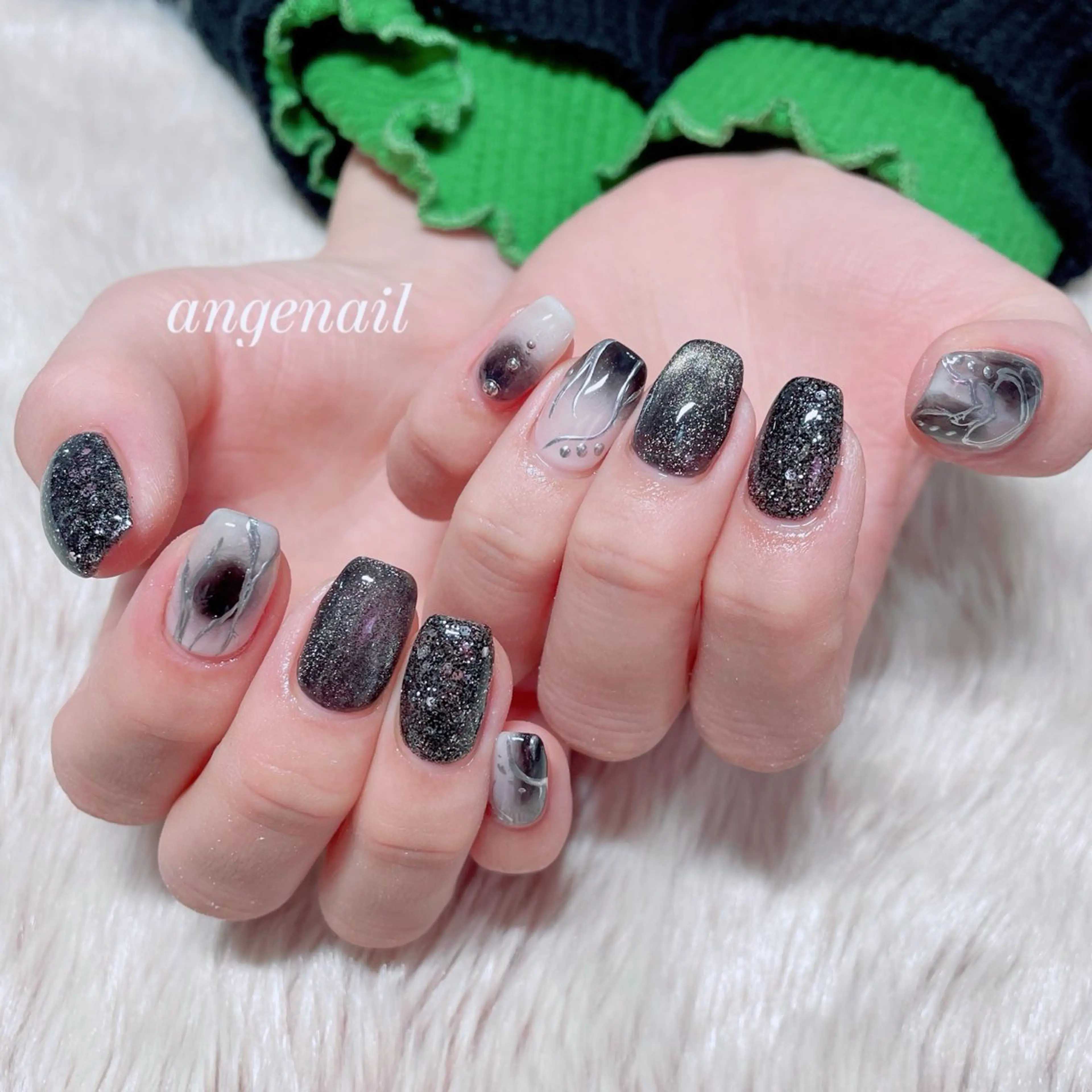 ネイル ハンドネイル オーナーネイリスト MAKIのネイルデザイン