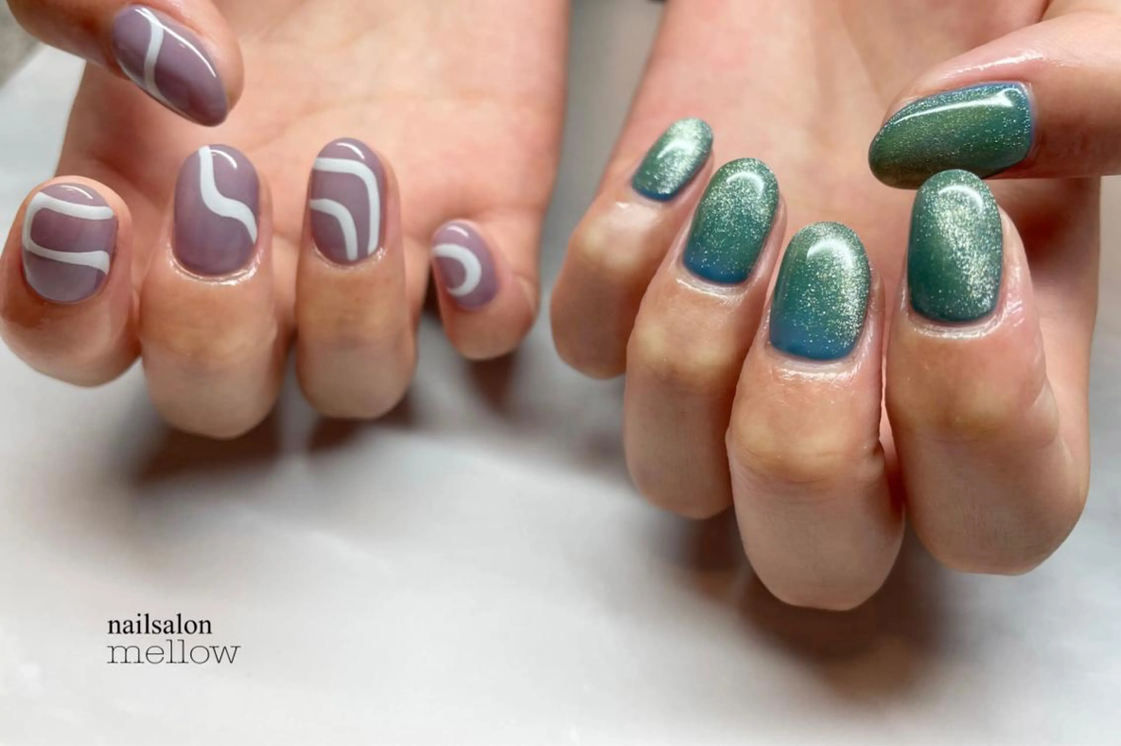 ネイル マグネットネイル 大山 浩美のネイルデザイン