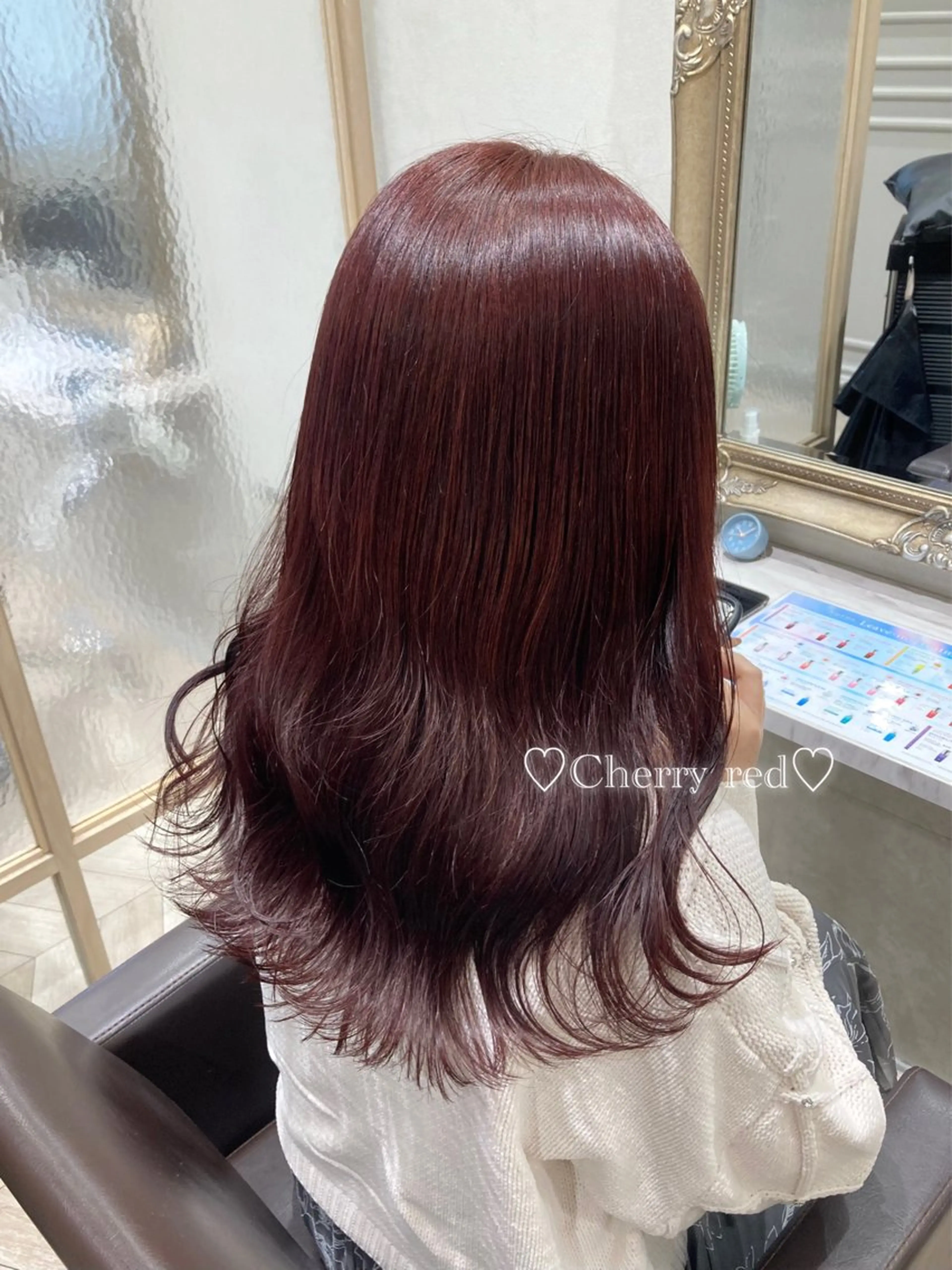 セミロング カラー 菅村 緋莉🎀ガーリーヘアのヘアスタイル