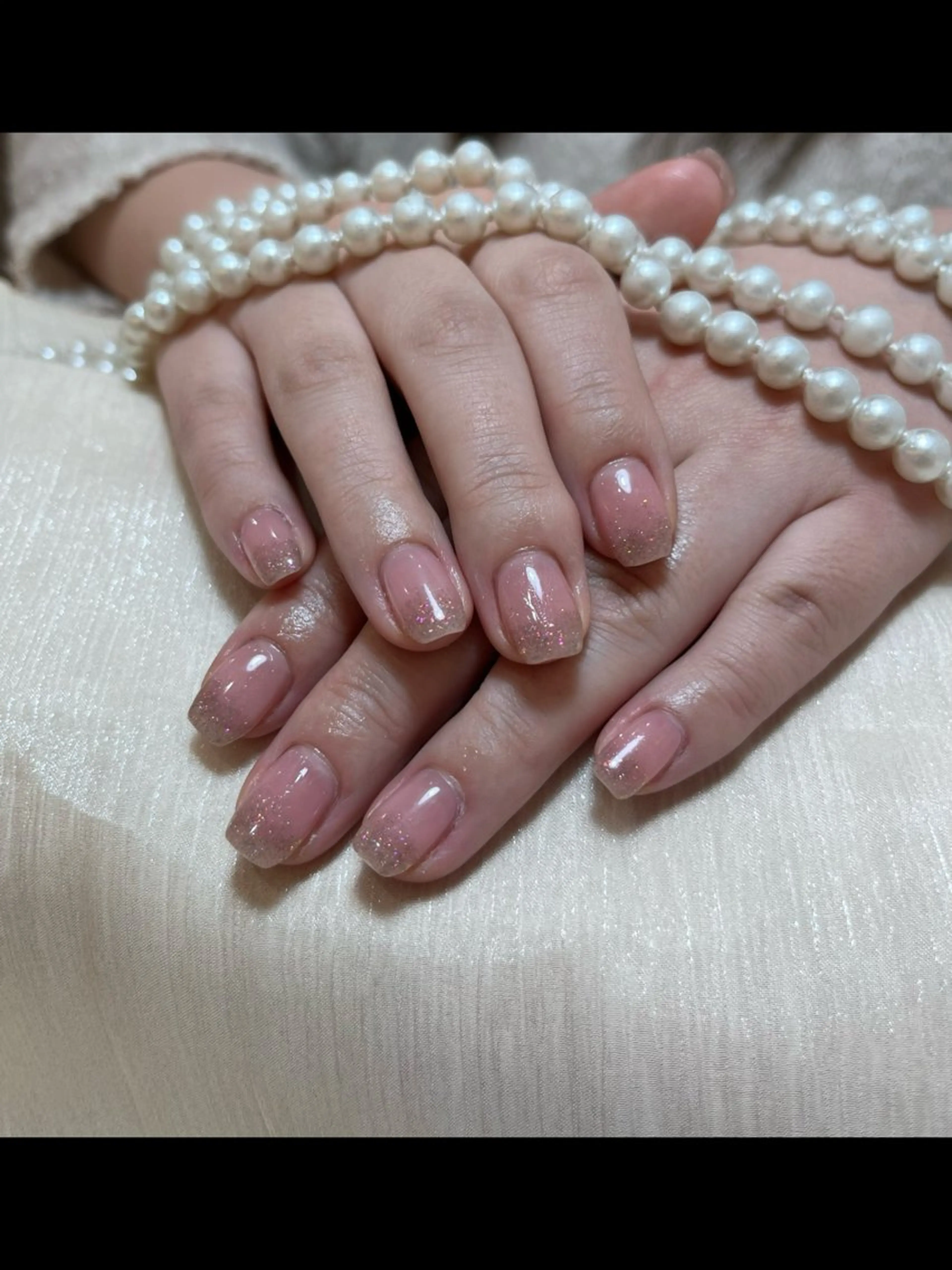 ネイル フットネイル フレンチネイル ゴージャス ハート キラキラネイル ハンドネイル MoonNail ユリ🌸のネイルデザイン