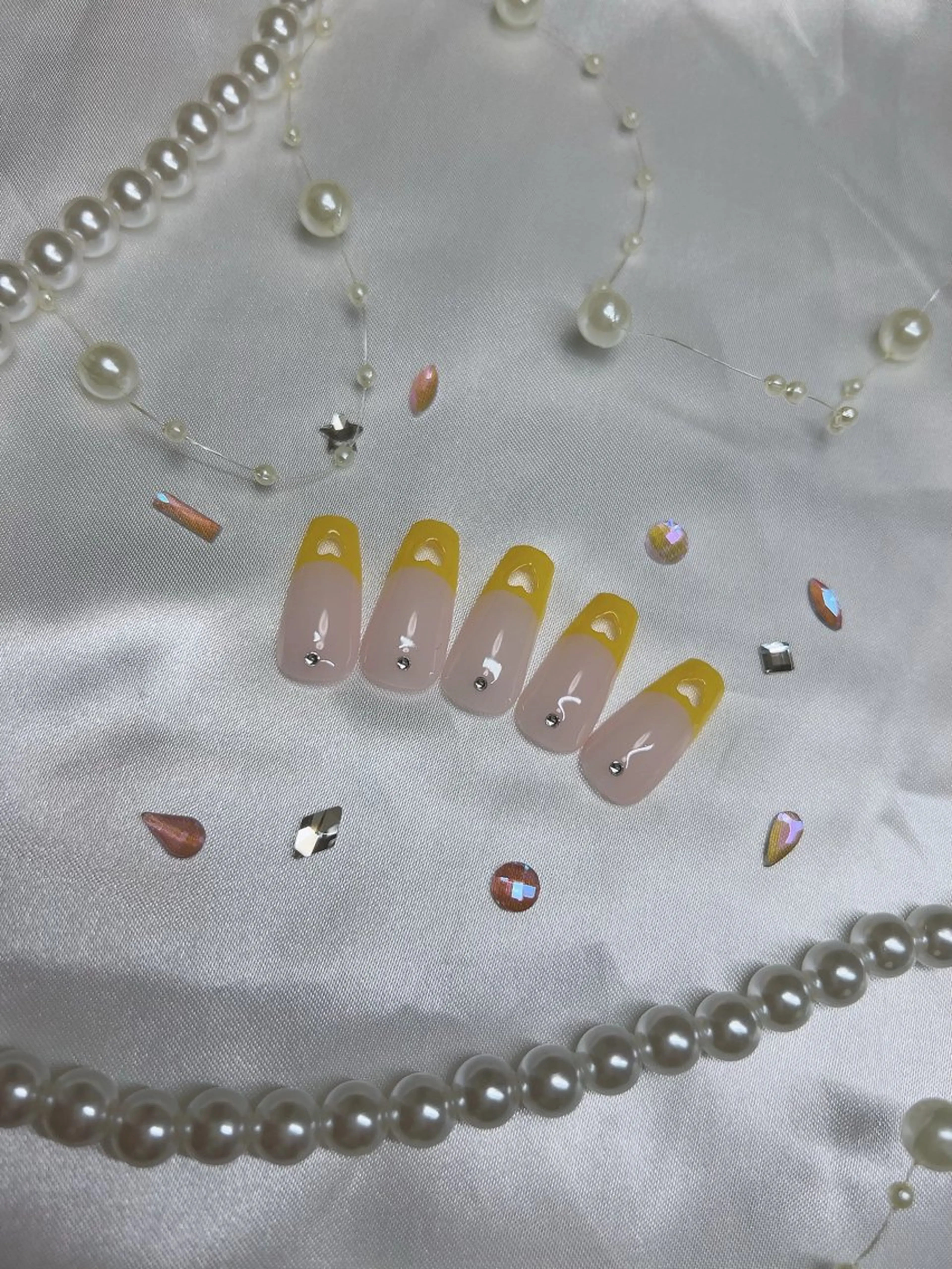 ネイル ハート ネイルチップ Nail salon suuのネイルデザイン