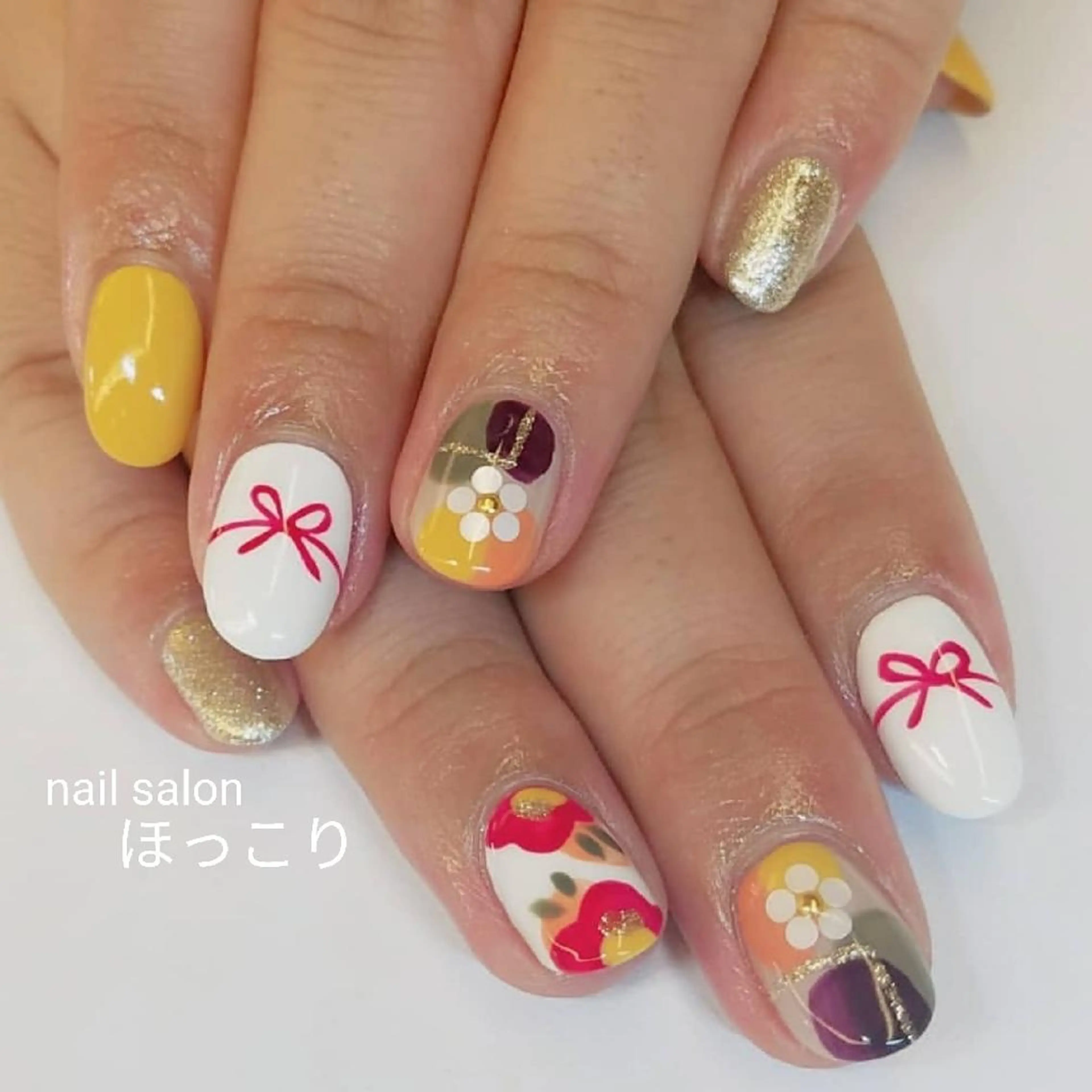 ネイル ブライダルネイル ネイルサロンほっこり kanaのネイルデザイン