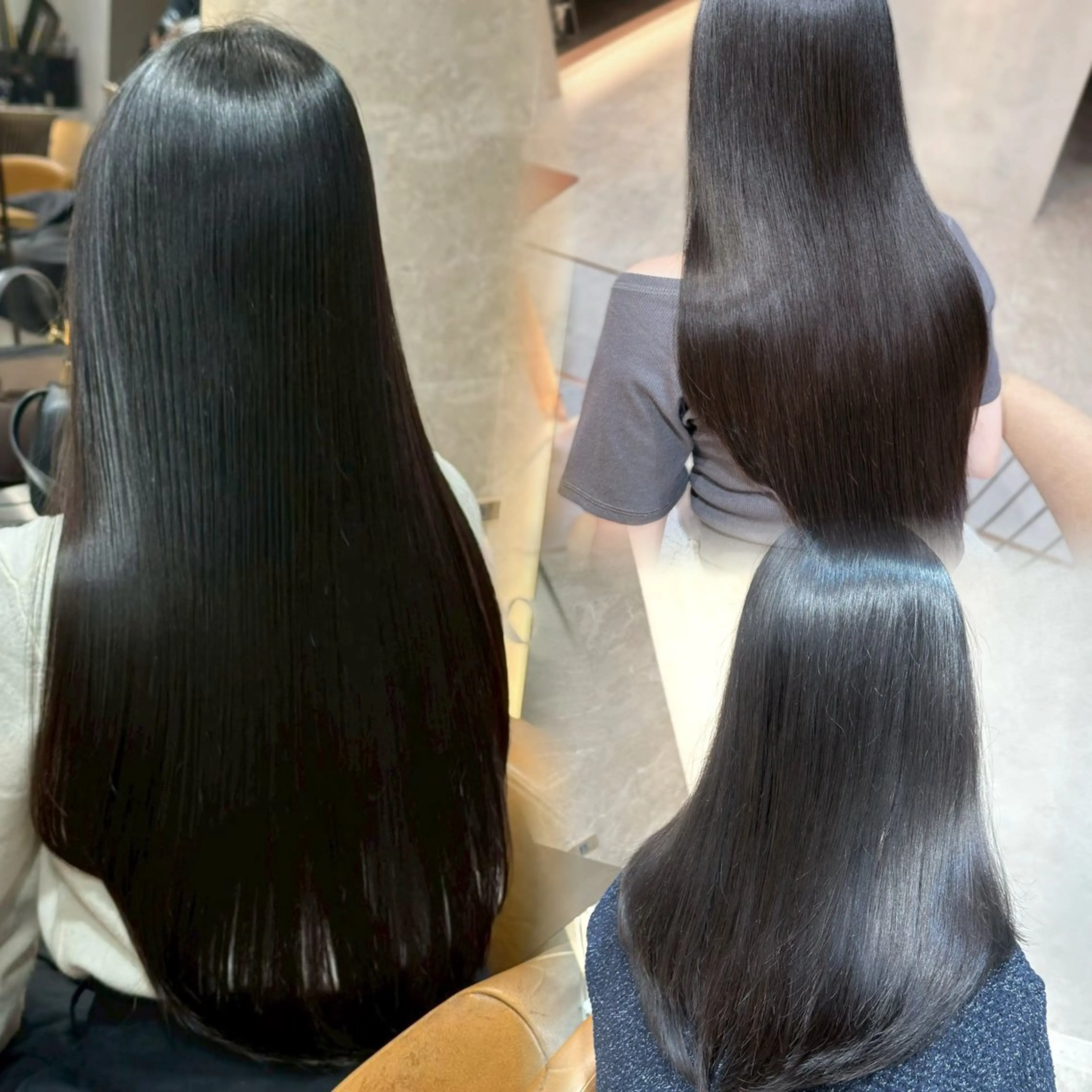 ロング 髪質改善 縮毛矯正 トリートメント カット 縮毛矯正 髪質改善/縮毛矯正 レイヤー/ユウタ👑のヘアスタイル