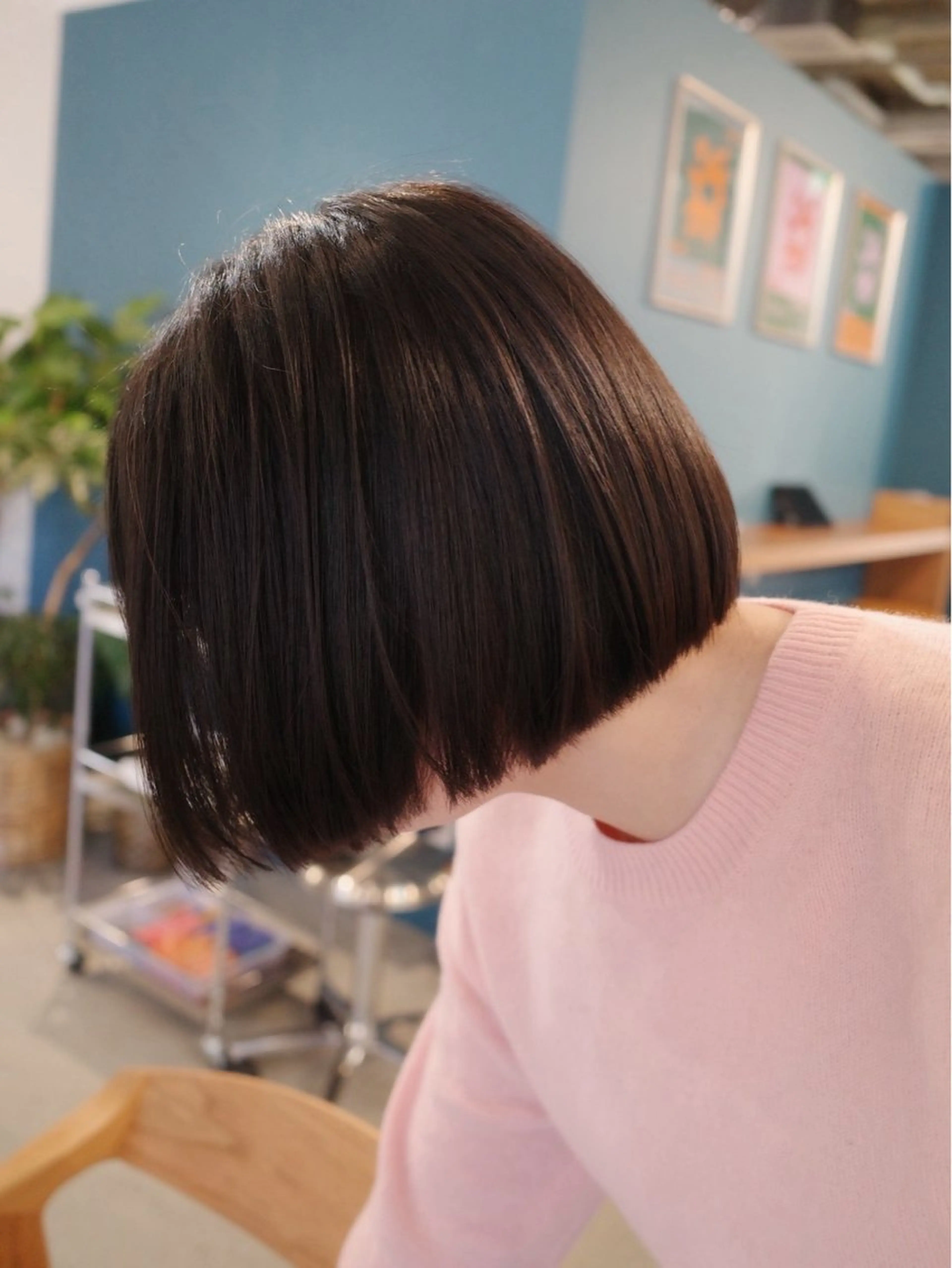 ボブカット＋縮毛矯正の写真