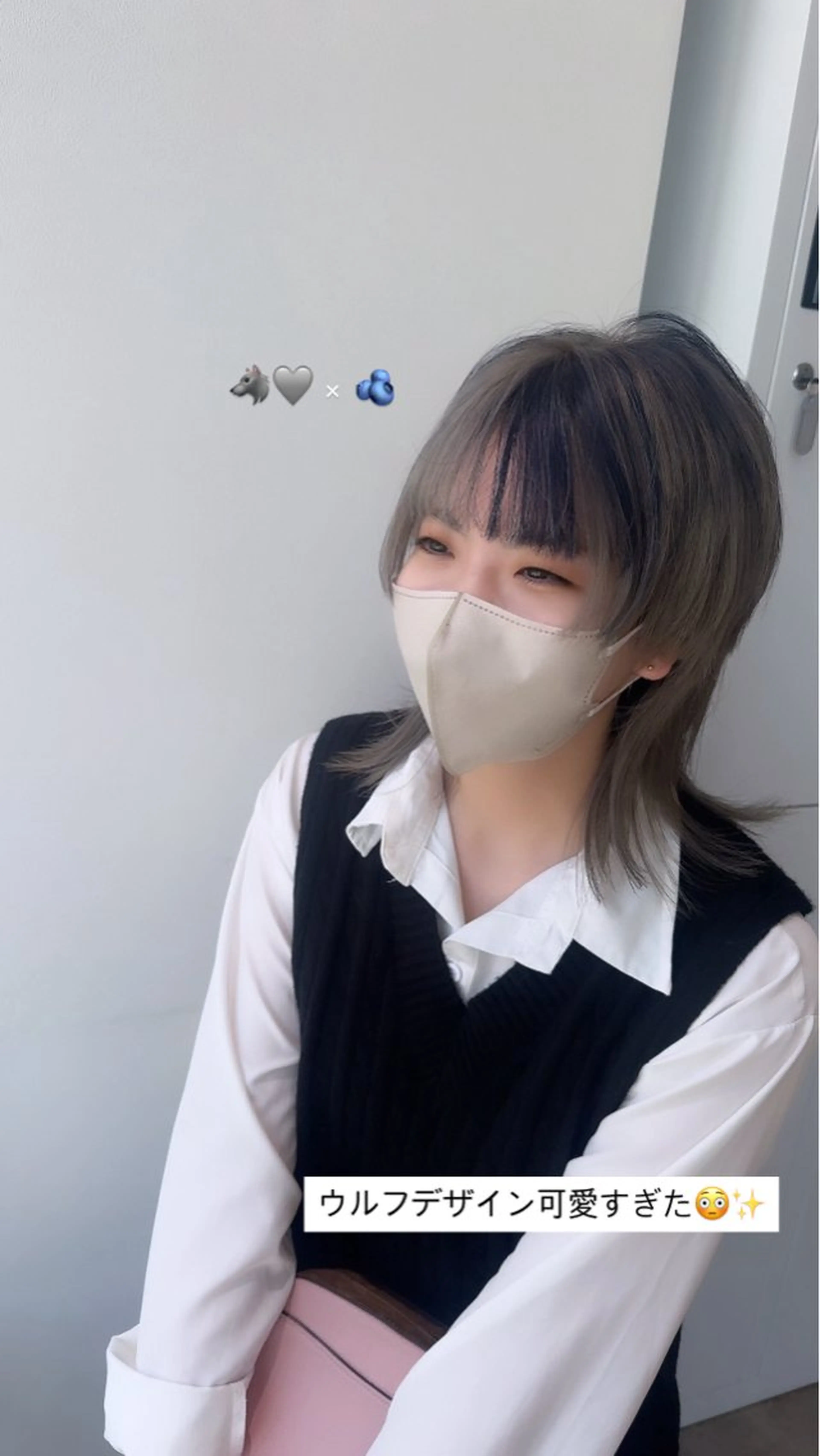 ミディアム カラー デザインカラー カット ヘアカラー オスズ 🎀´-のヘアスタイル