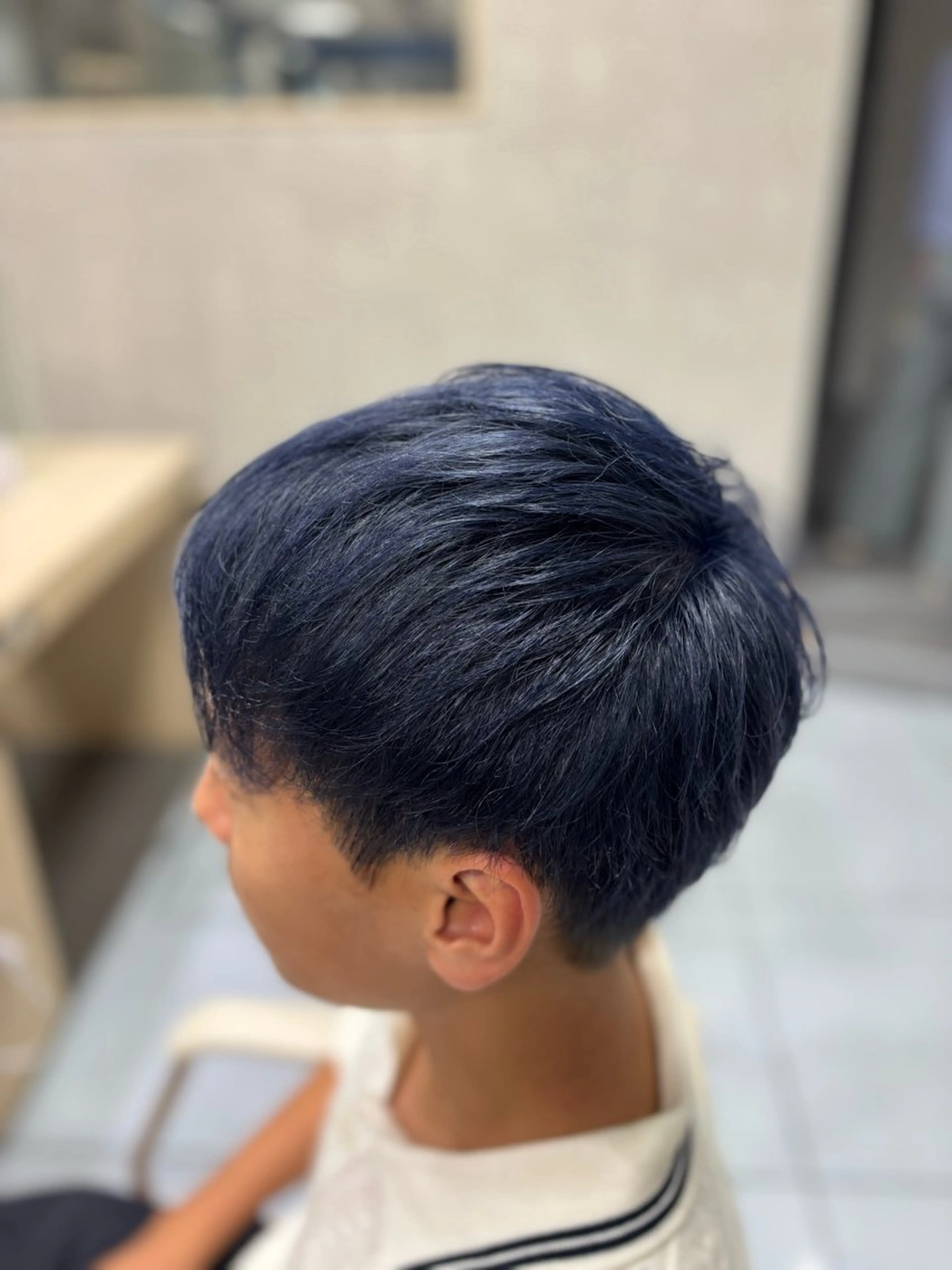 ショート カラー メンズ ヘアカラー メンズ特化韓国風 パーマスタイル/りんのヘアスタイル