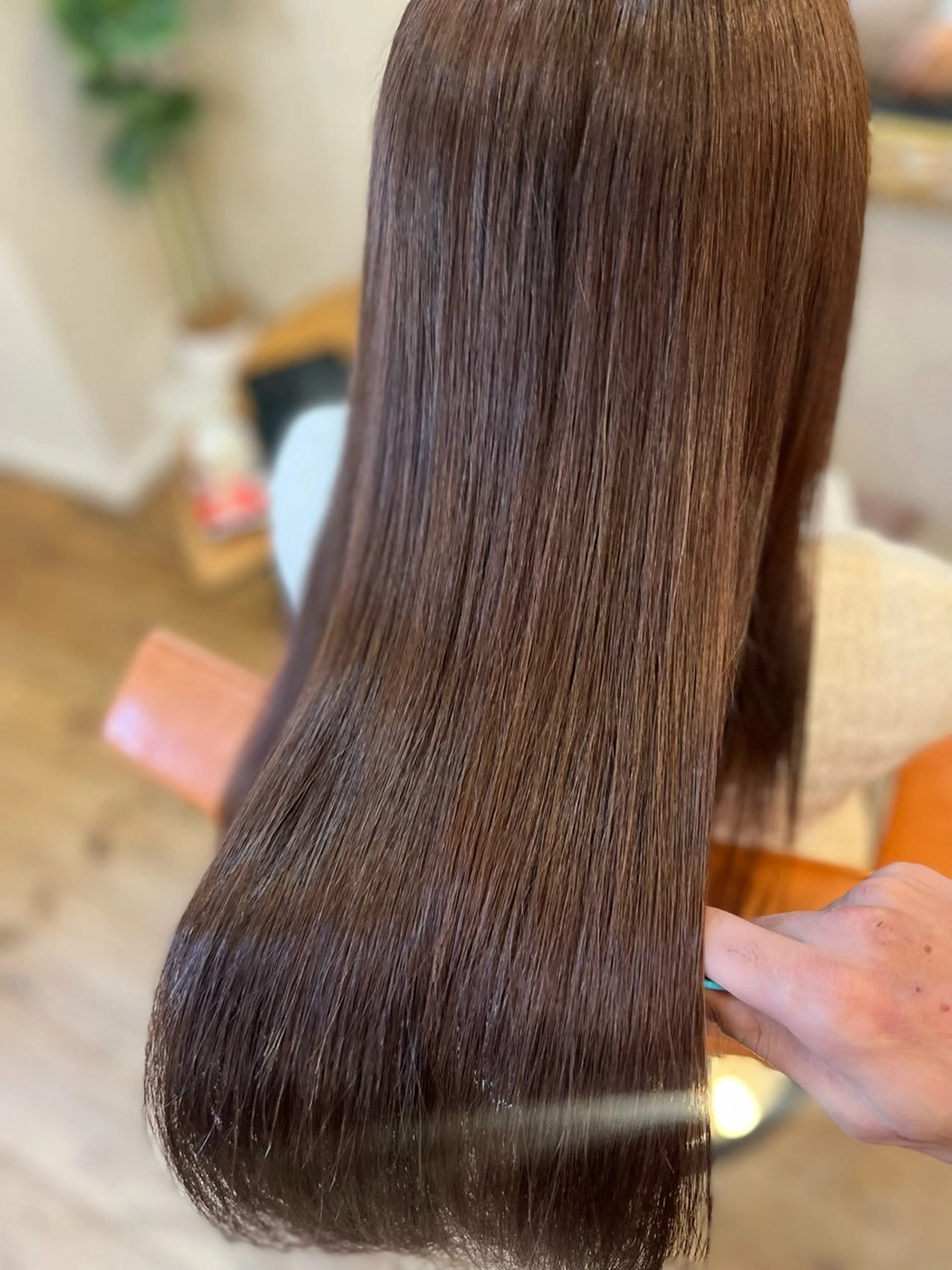 ロング ⚪️髪質改善 縮毛 店長 コウ⚪️のヘアスタイル