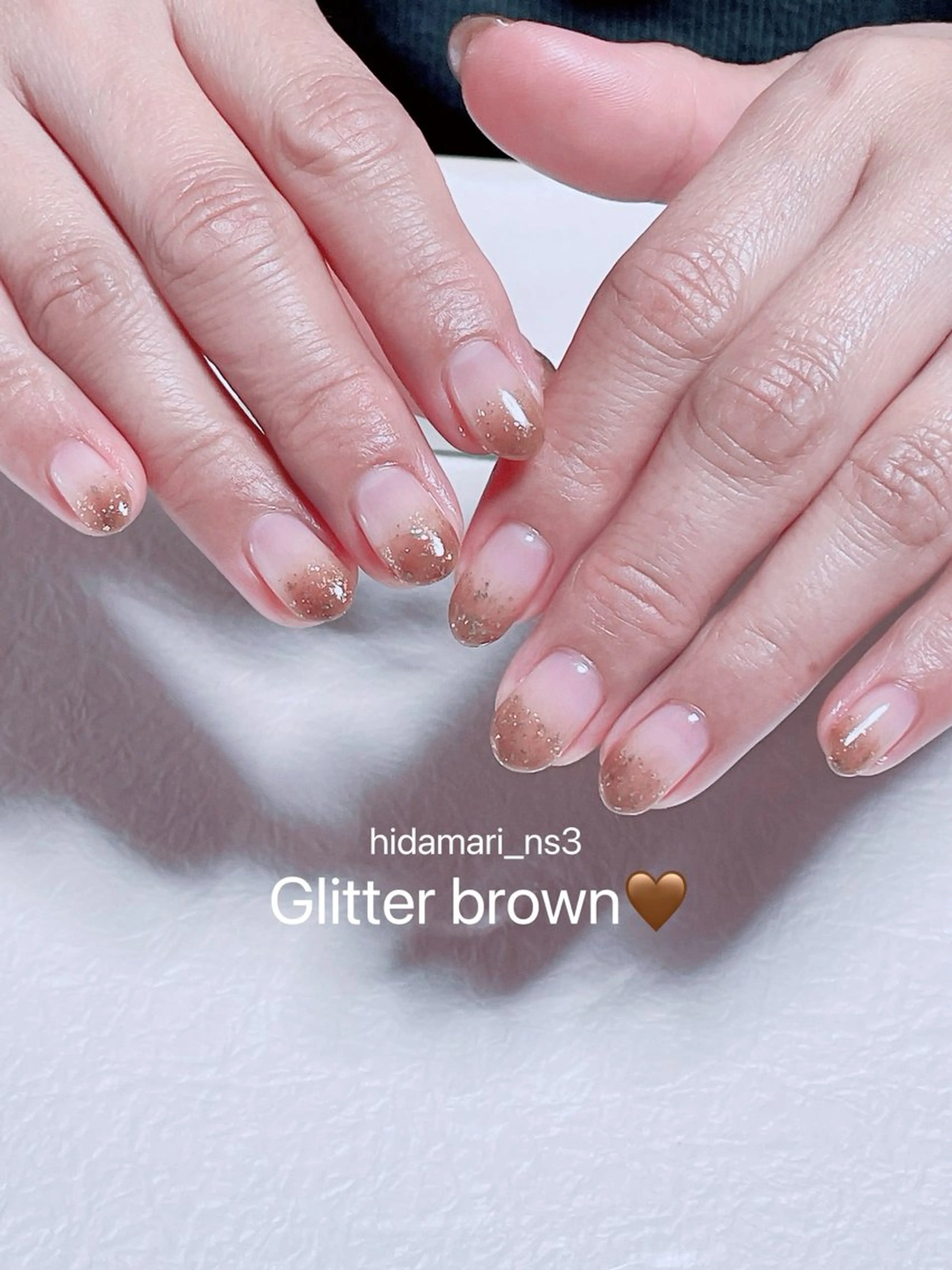 ネイル グラデーション ラメ(グリッター) ハンドネイル NailSalon ひだまりのネイルデザイン