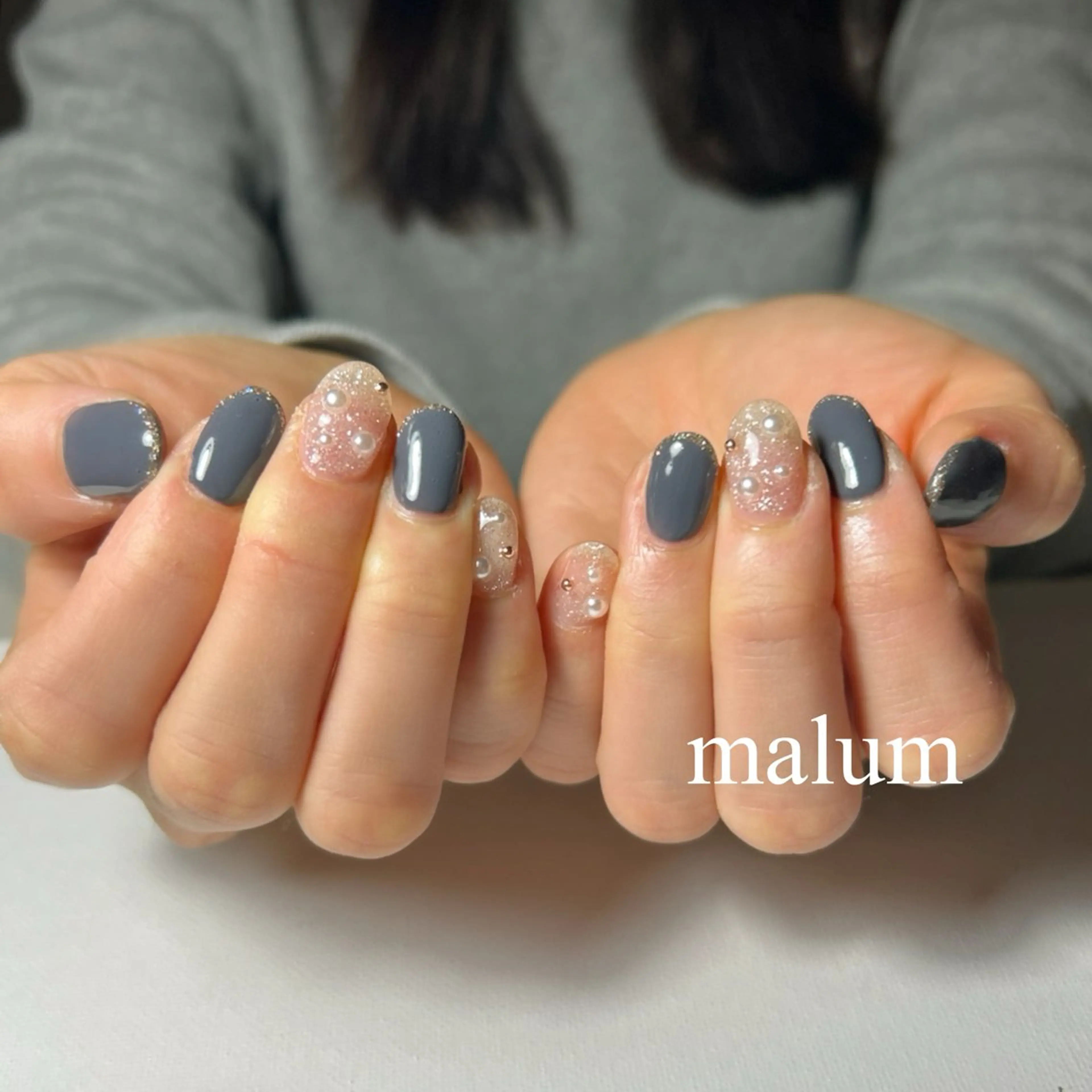 ネイル ハンドネイル malum nailのネイルデザイン