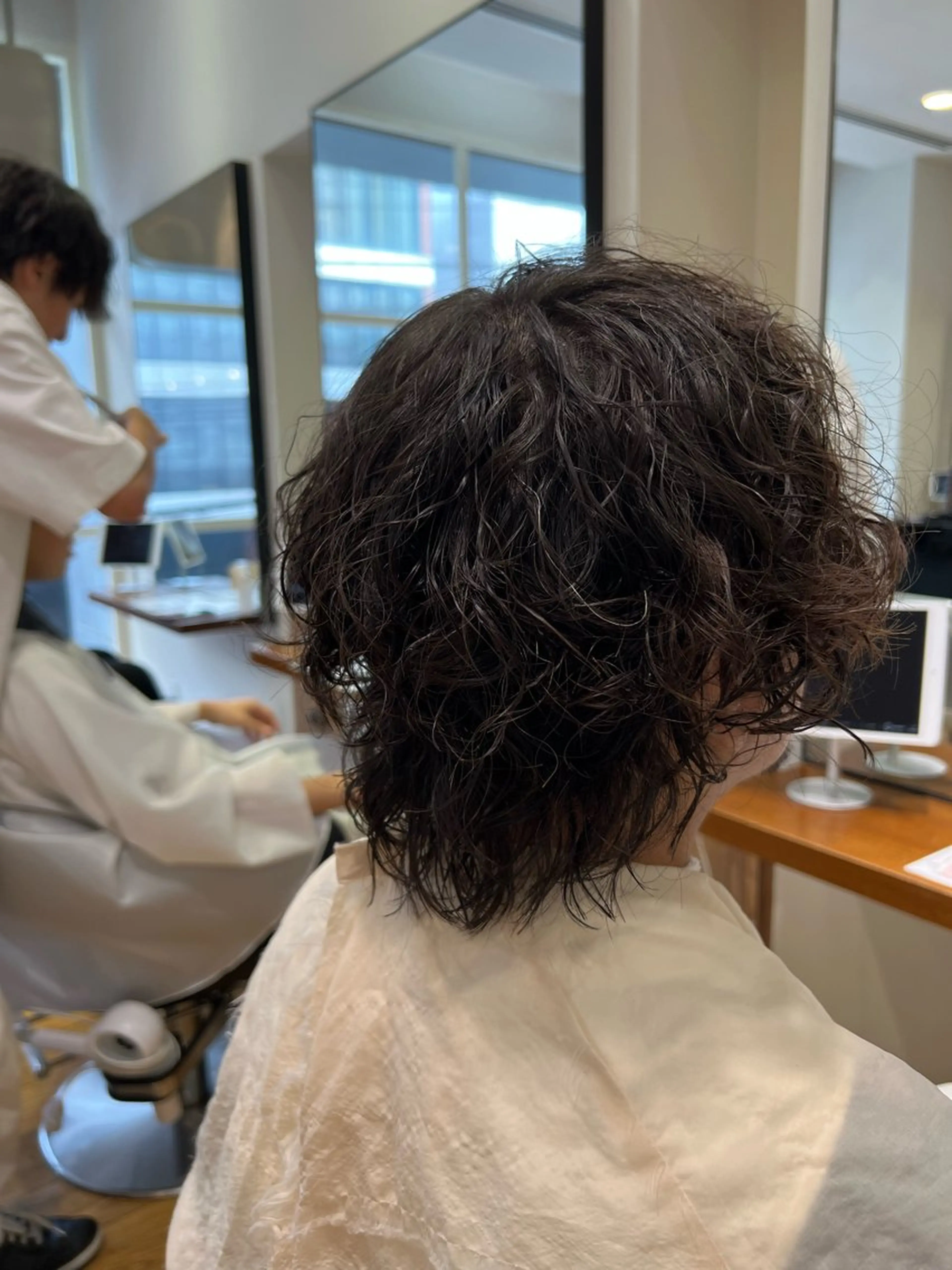 ミディアム ケンシロウ メンズパーマ特化⭕️のヘアスタイル