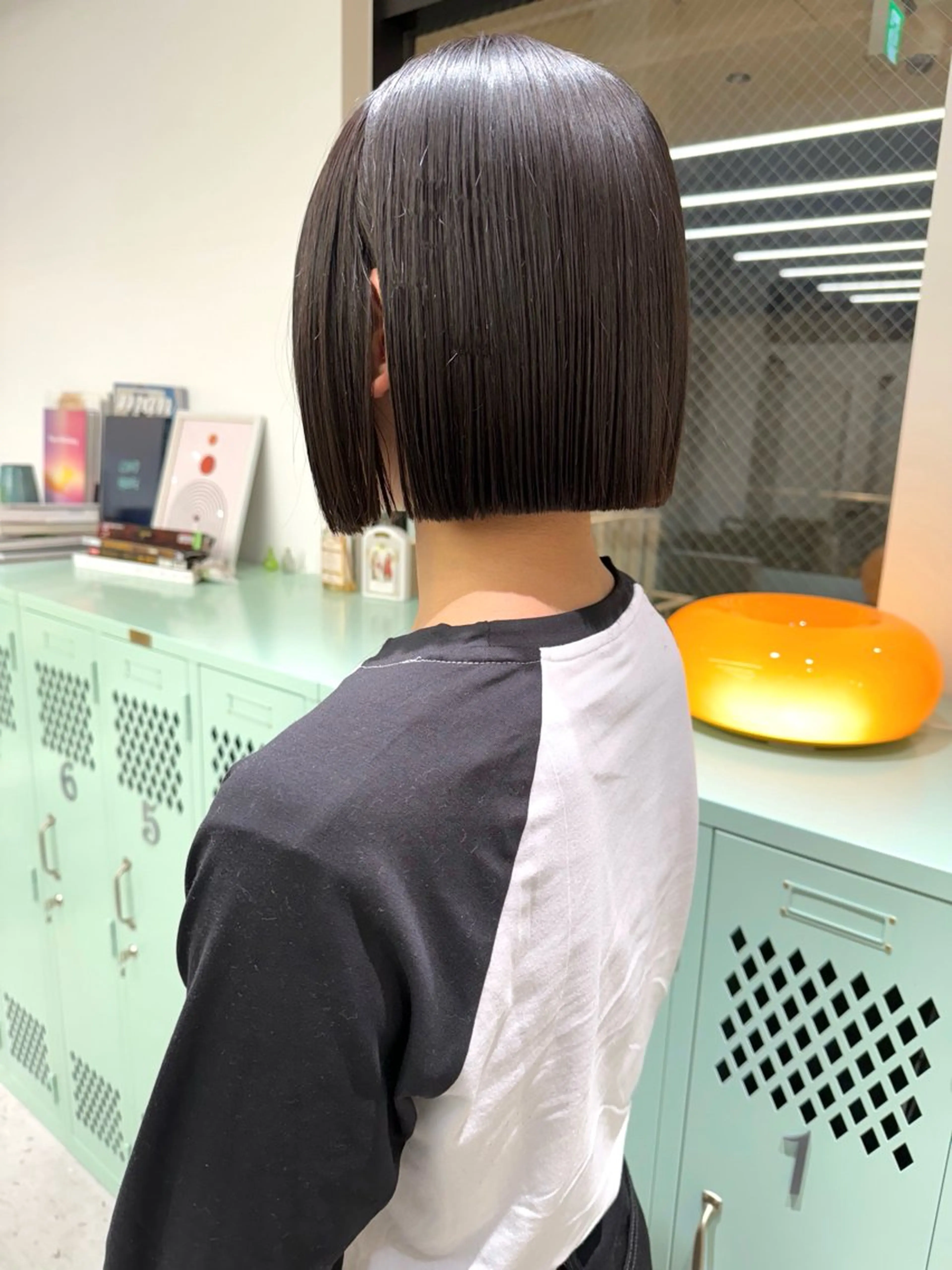 ショート ボブ タンバルモリ 韓国風ヘア 外ハネヘア カット ヘアカラー トリートメント タッセルボブ /DAIKIのヘアスタイル