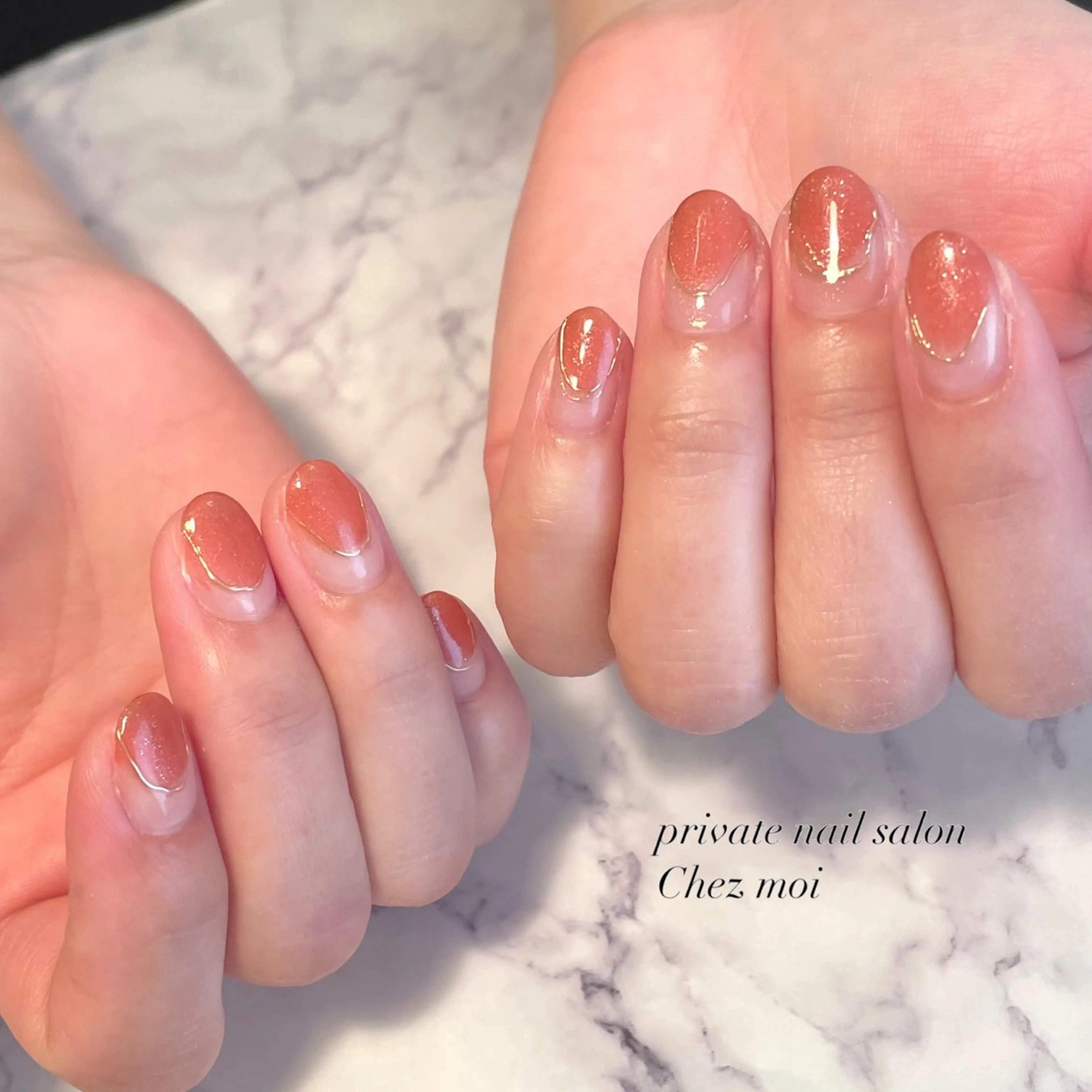 ネイル フレンチネイル ニュアンスネイル KOMINE TOMOKOのネイルデザイン