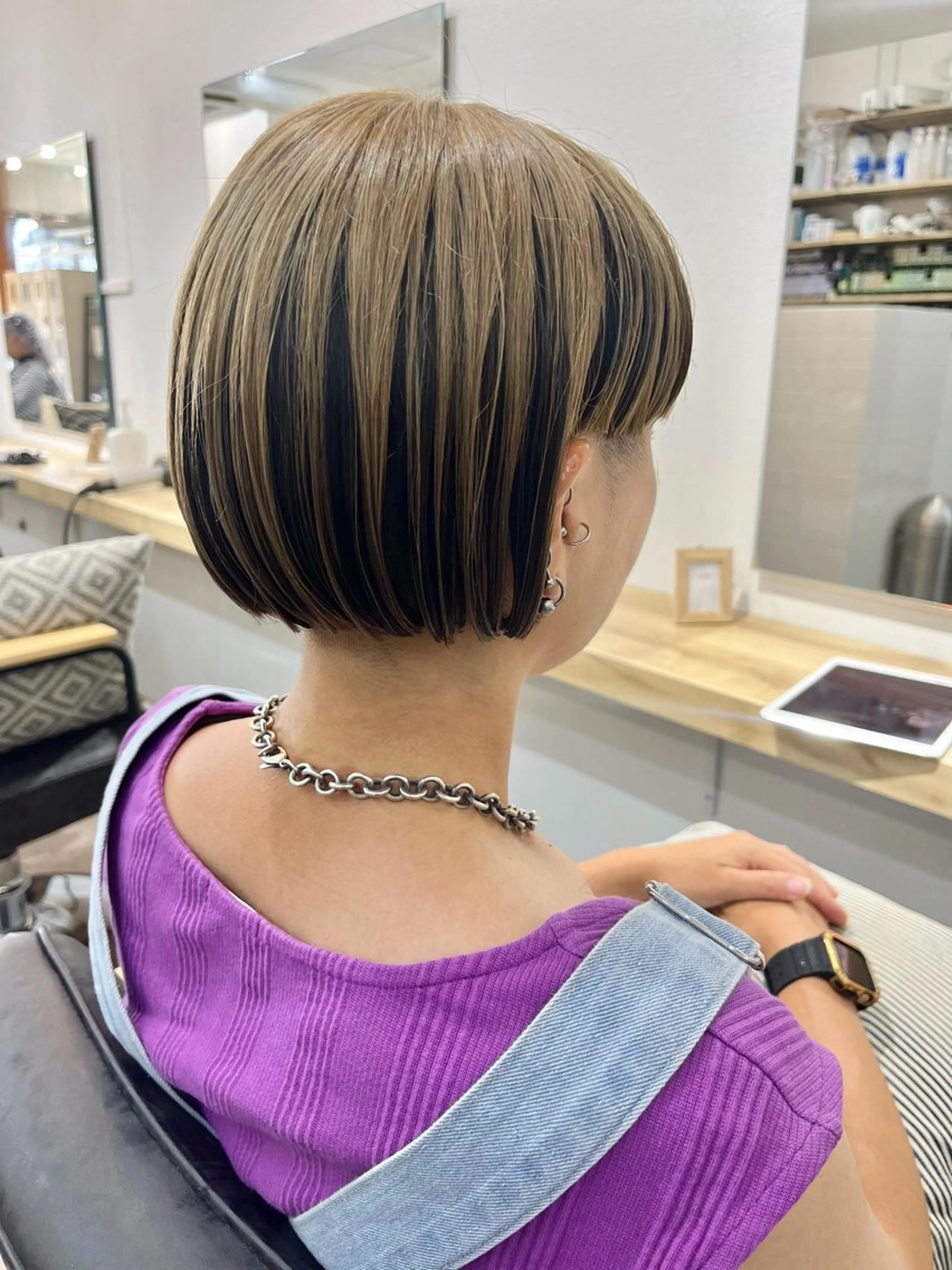 ショート カラー 🌼sunc HINAMI🌼のヘアスタイル