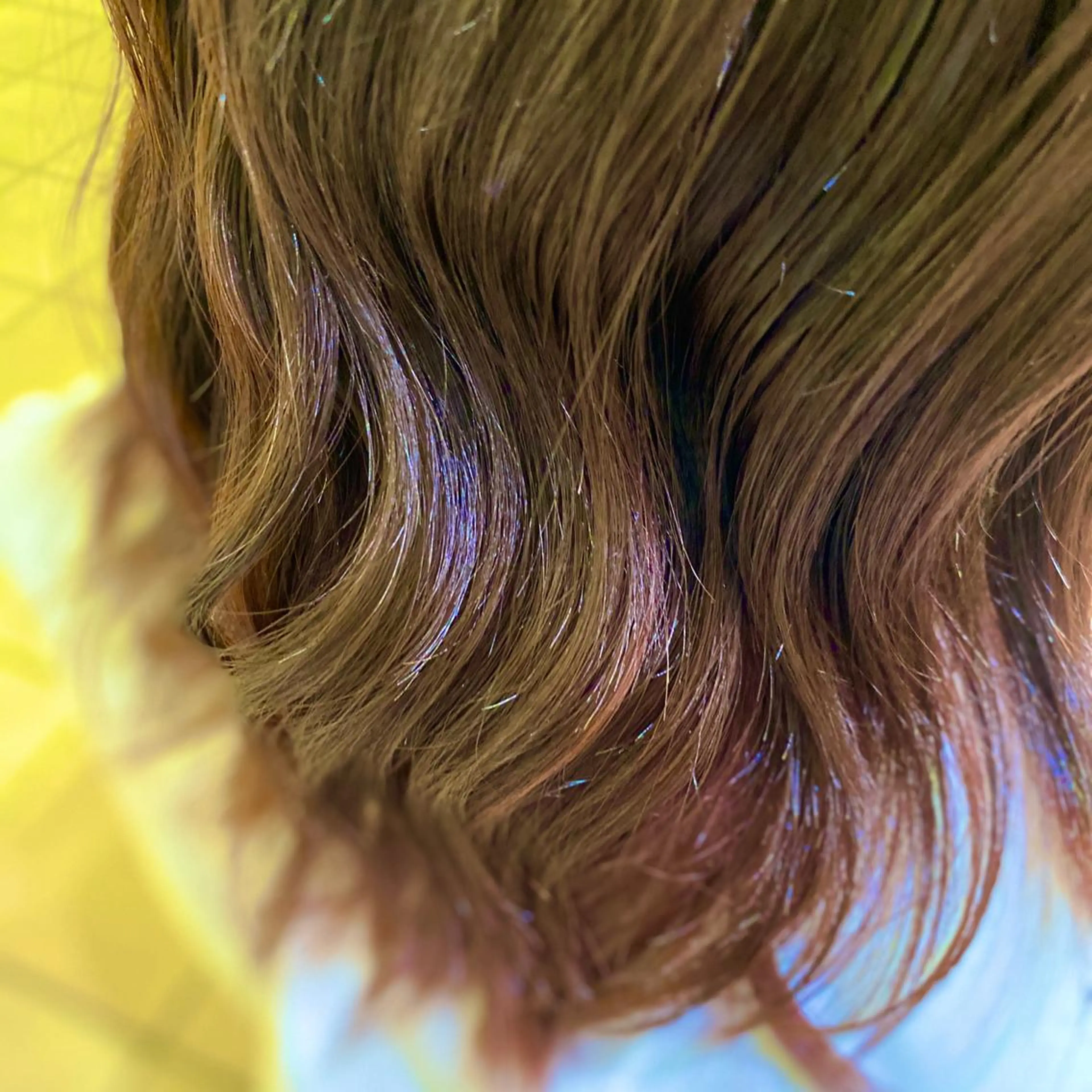 セミロング カラー ピンクカラー 西岡 あつみ/ 堀江美容室のヘアスタイル
