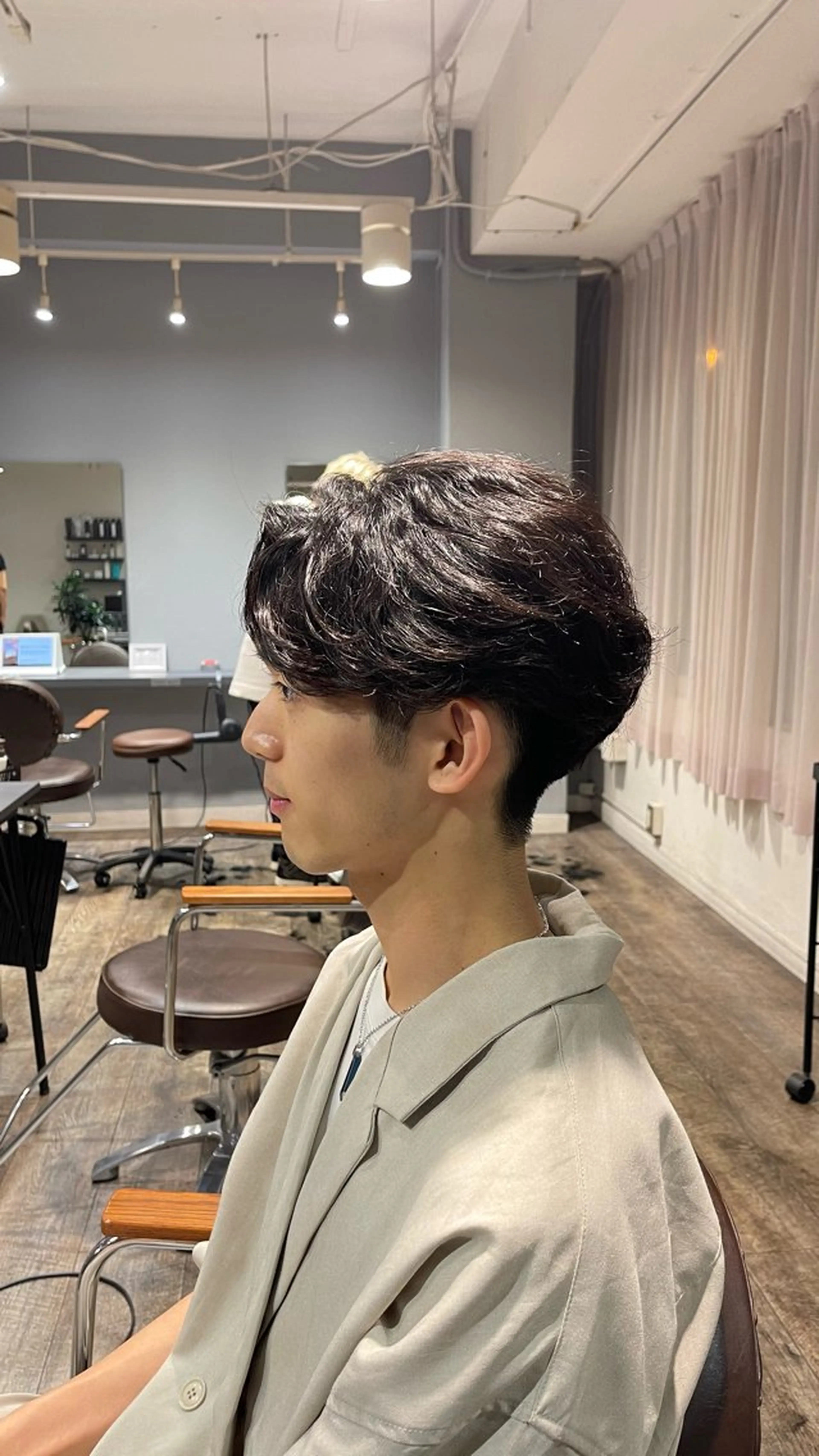 パーマ メンズ 大人男子の メンズパーマのヘアスタイル