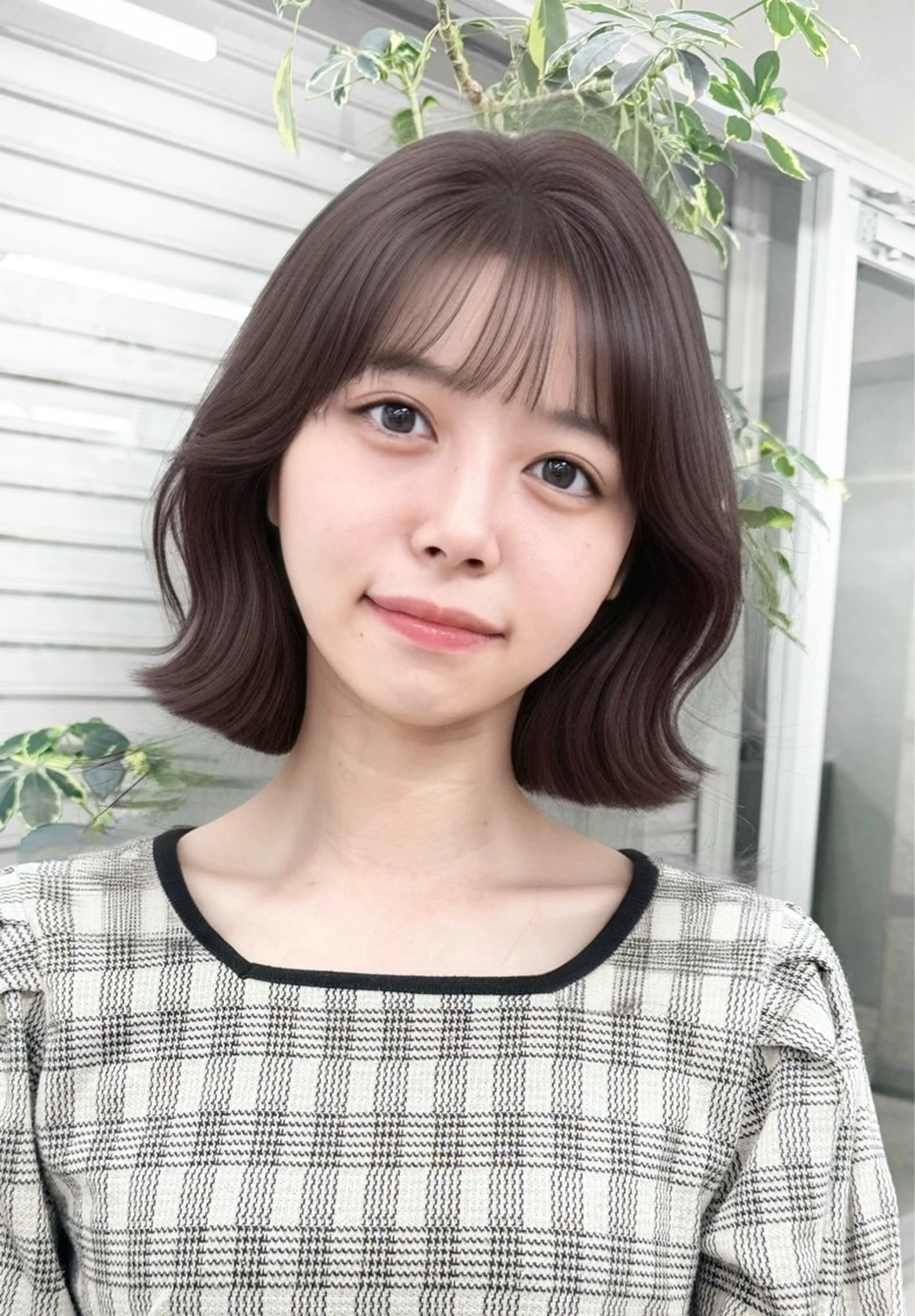 ショート ボブ くびれヘア 小顔カット 外ハネヘア カットモデル募集中✨ suzunaのヘアスタイル