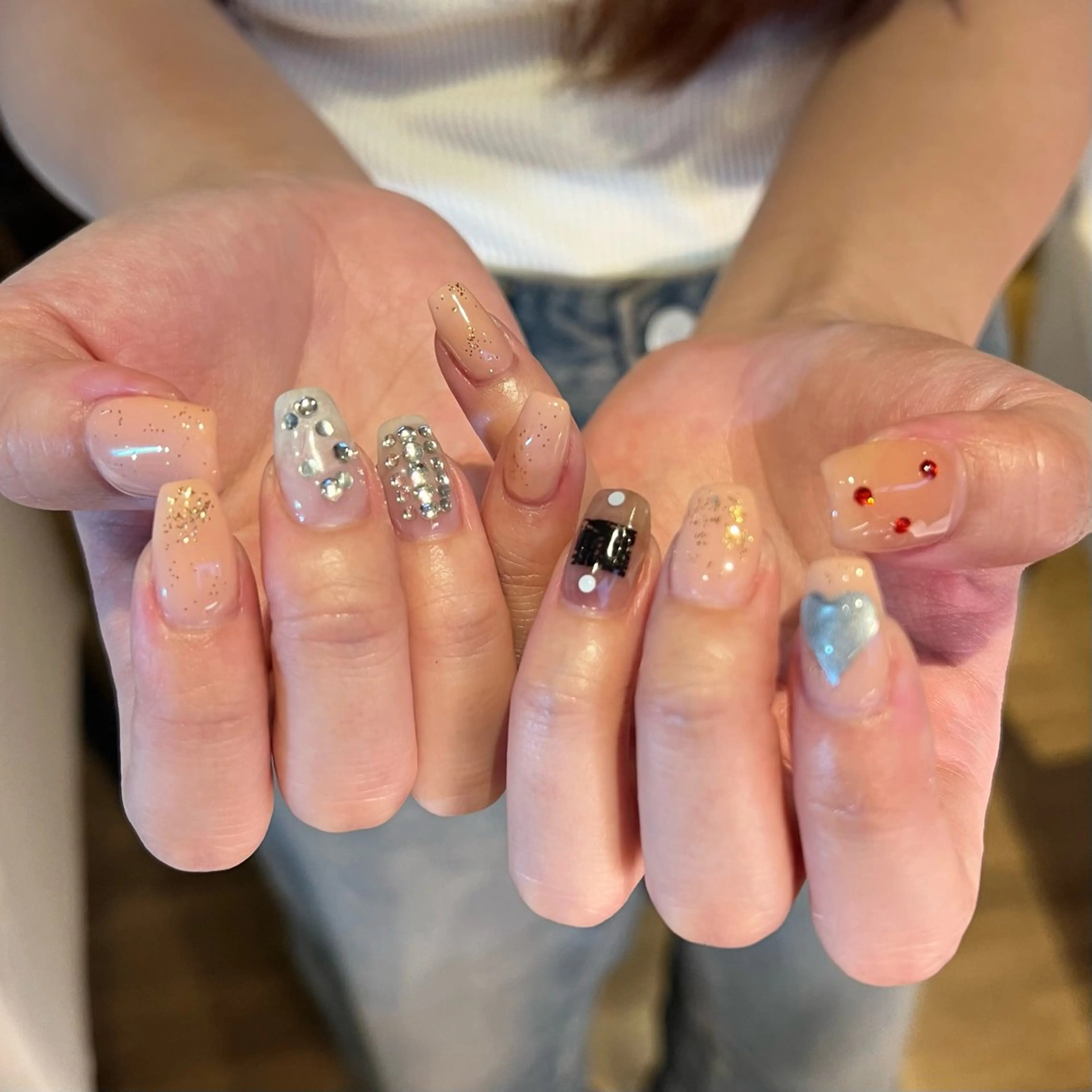 ネイル ニュアンスネイル omamori kyokoのネイルデザイン