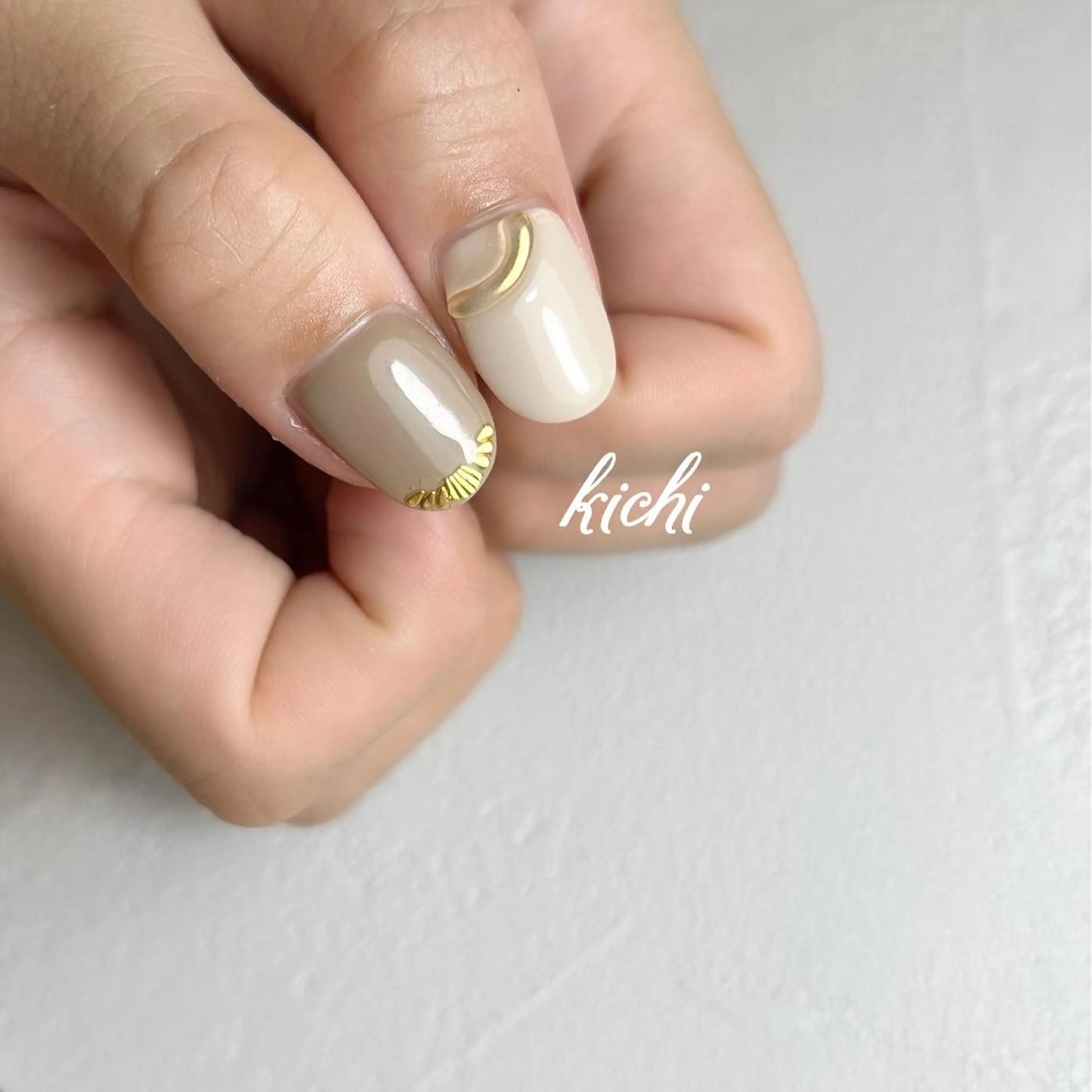 ネイル ジェルネイル 持ち込み ニュアンスネイル パラジェル 夏ネイル kichi･: *のネイルデザイン