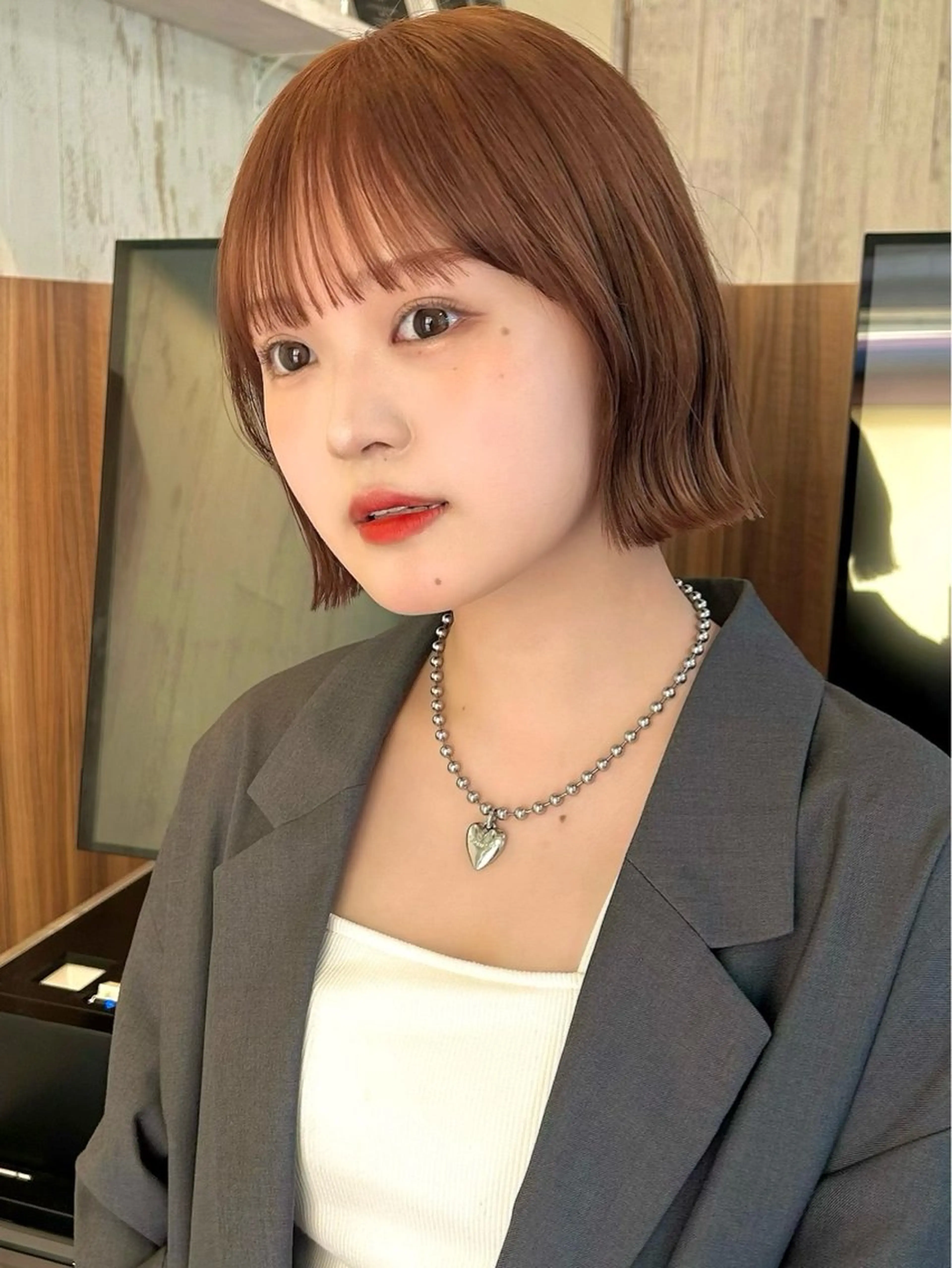 ショート カラー 🎀asumi/艶カ ラー/ボブ/ショートのヘアスタイル