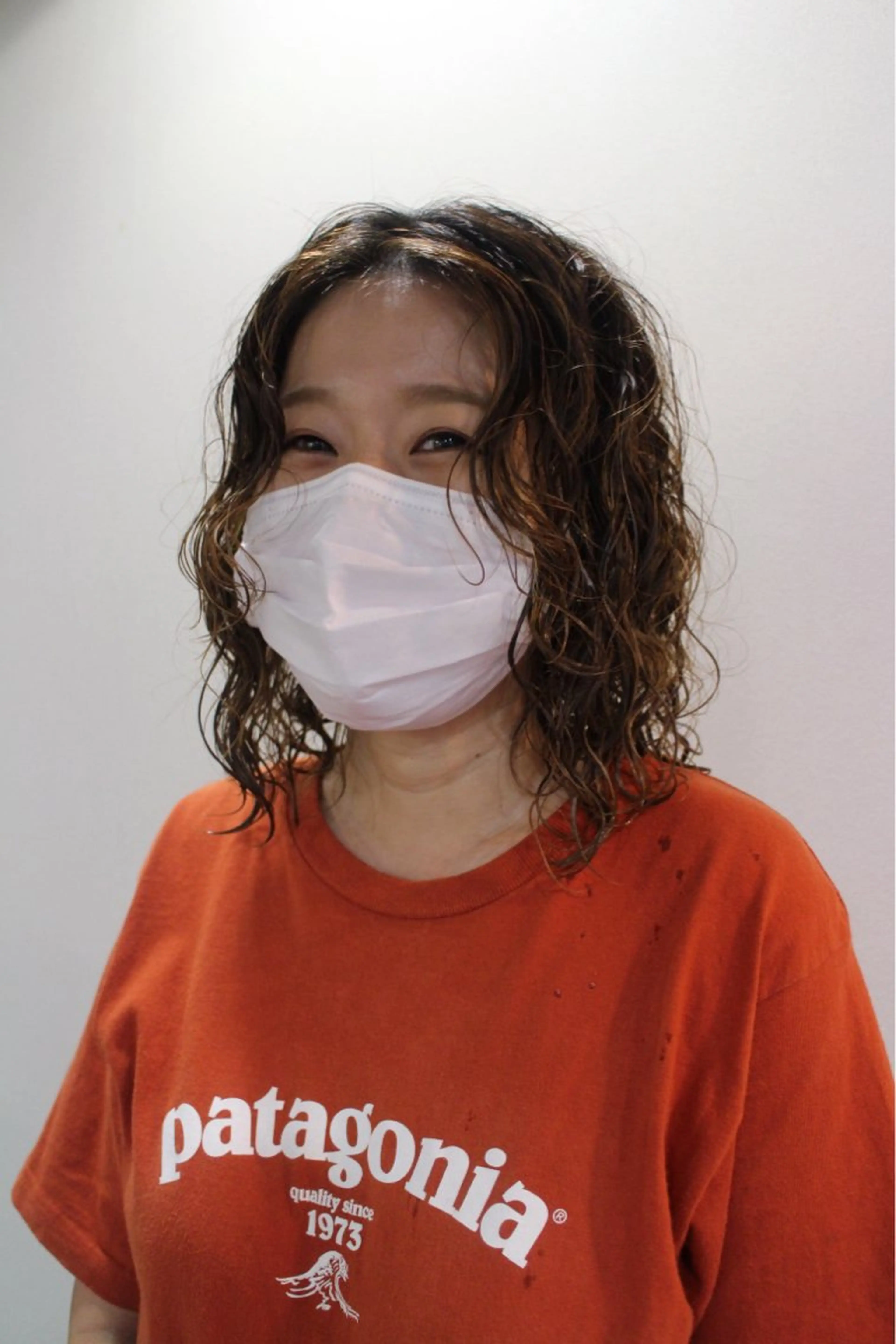 ミディアム パーマ カーリーパーマ/ 透明ｶﾗｰ/MIKUのヘアスタイル