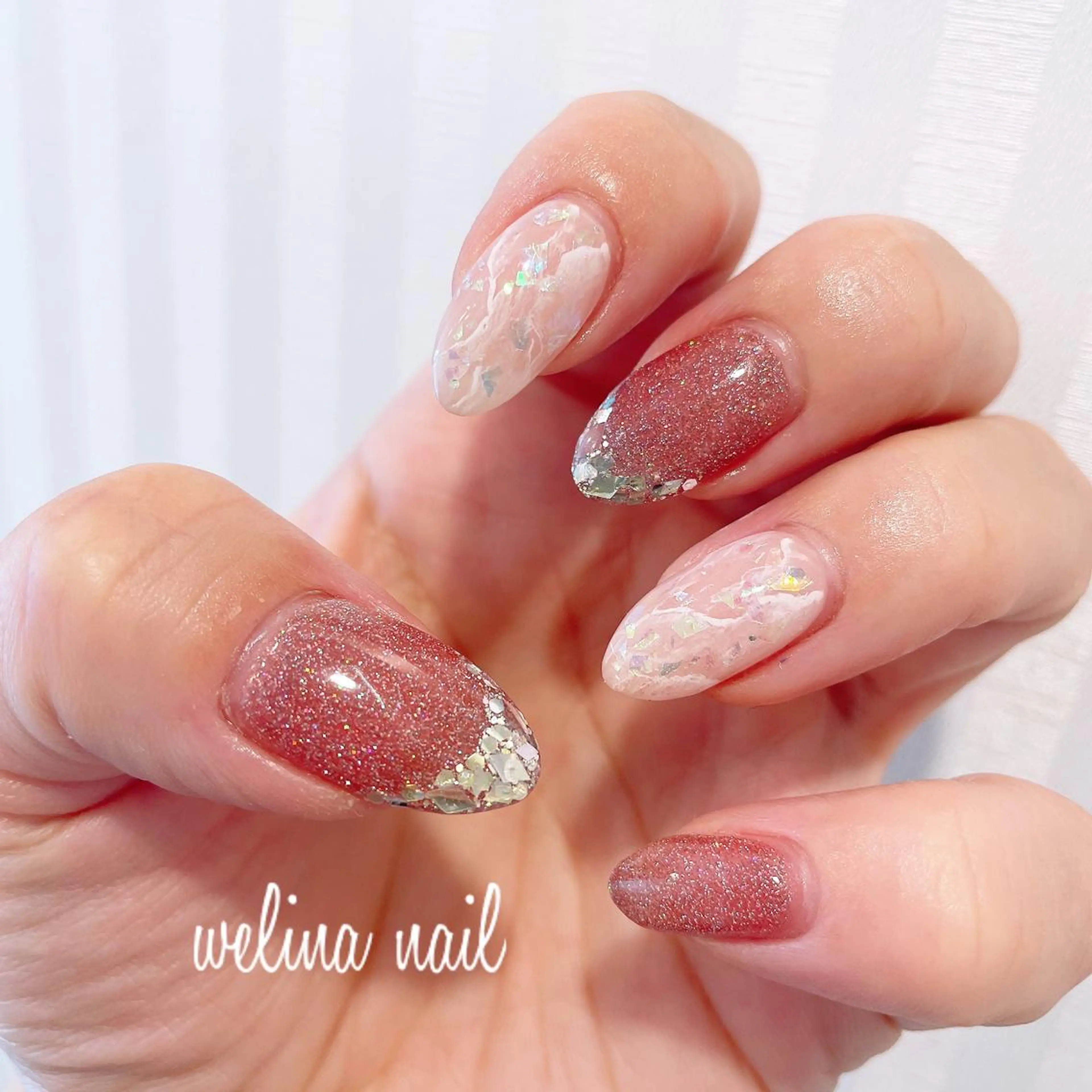ネイル フラッシュネイル 大理石ネイル(マーブル) WELINA nail salonのエステ・リラクイメージ