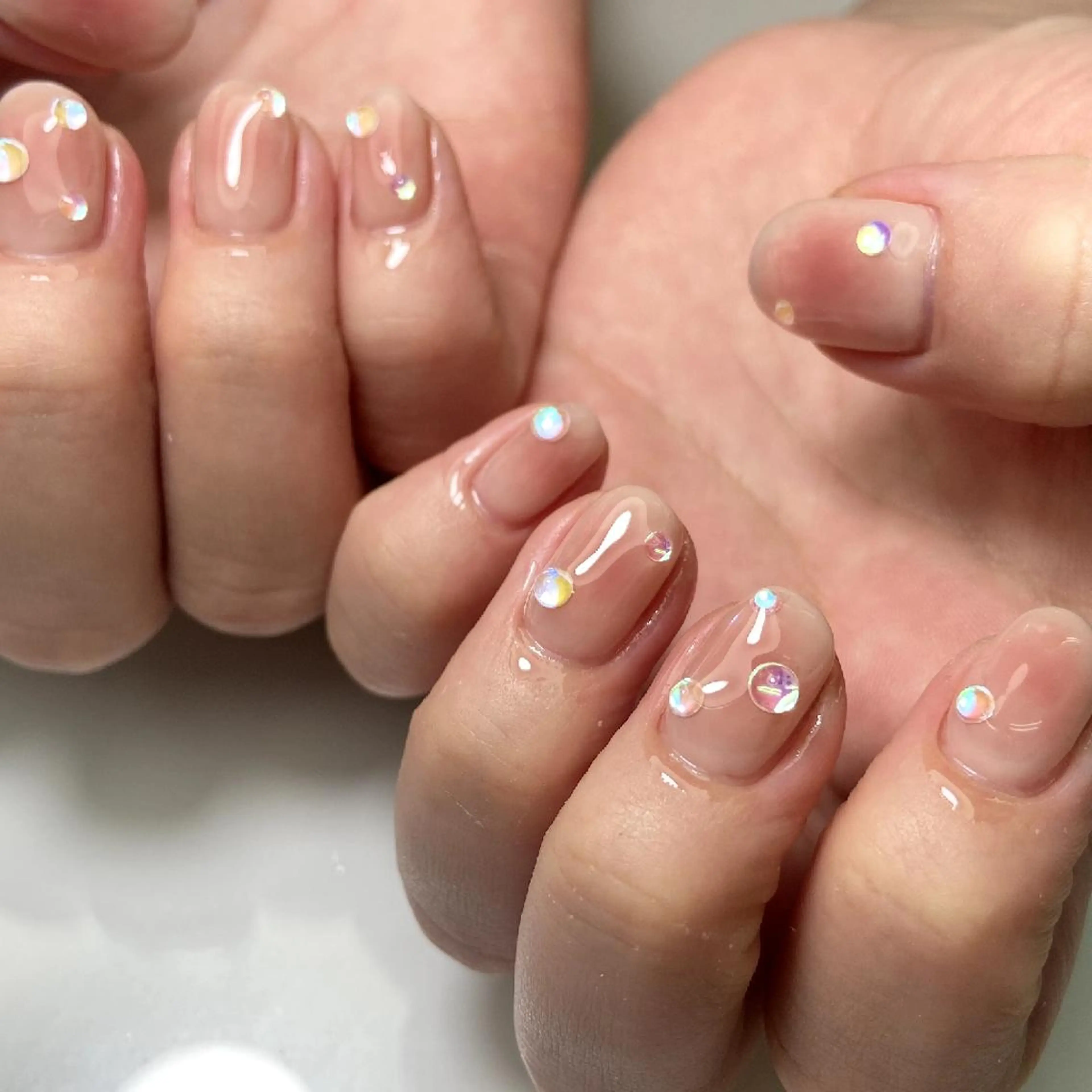 ネイル チークネイル nail salon Lumièreのネイルデザイン