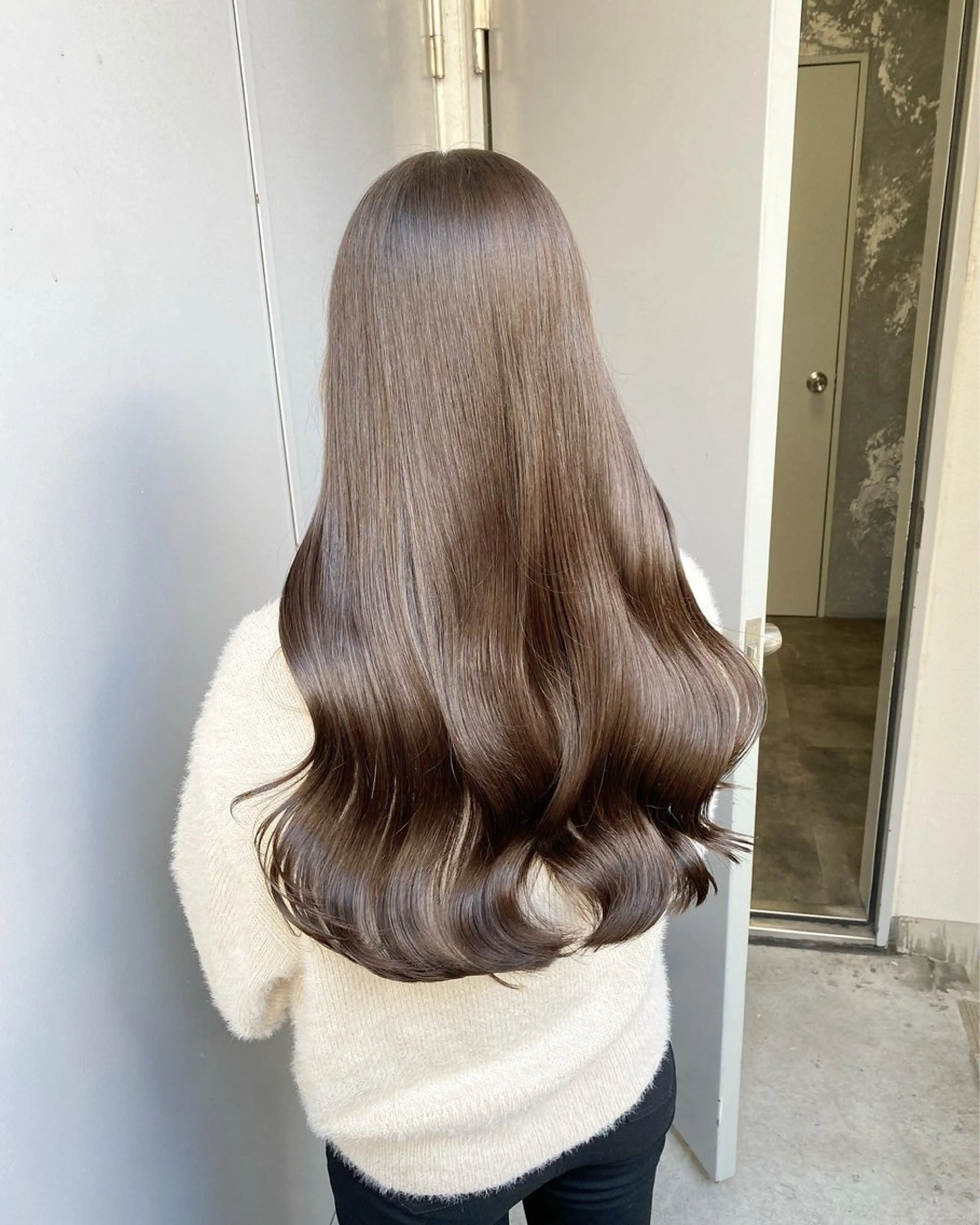 ロング カラー 🟦ニュアンス/メン ズパーマ横浜🟦のヘアスタイル