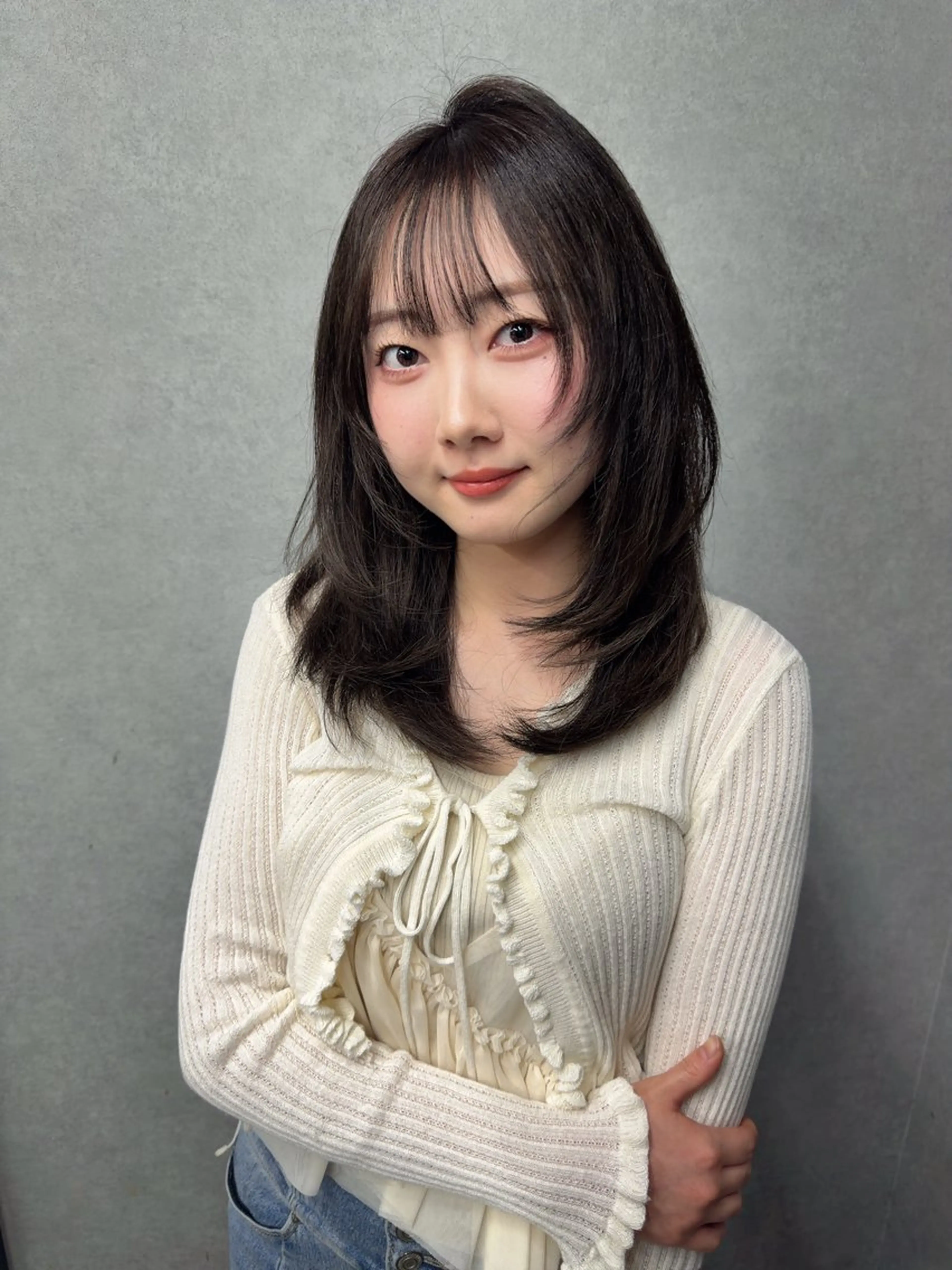 カラー 北川 璃並のヘアスタイル