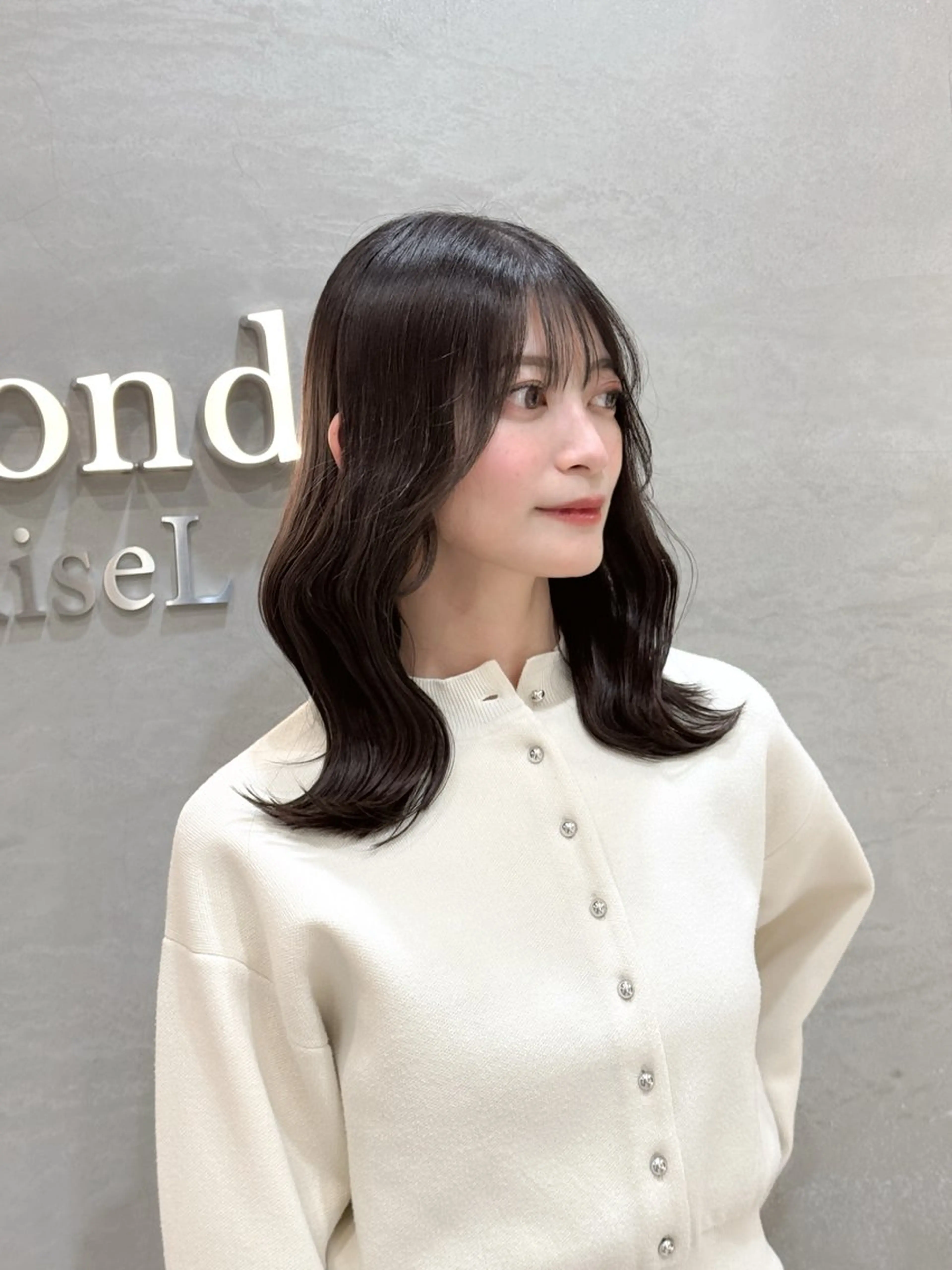 ミディアム カット ヘアカラー トリートメント レイヤー/ハッシュ/ ボブ/縮毛/内藤康太のヘアスタイル