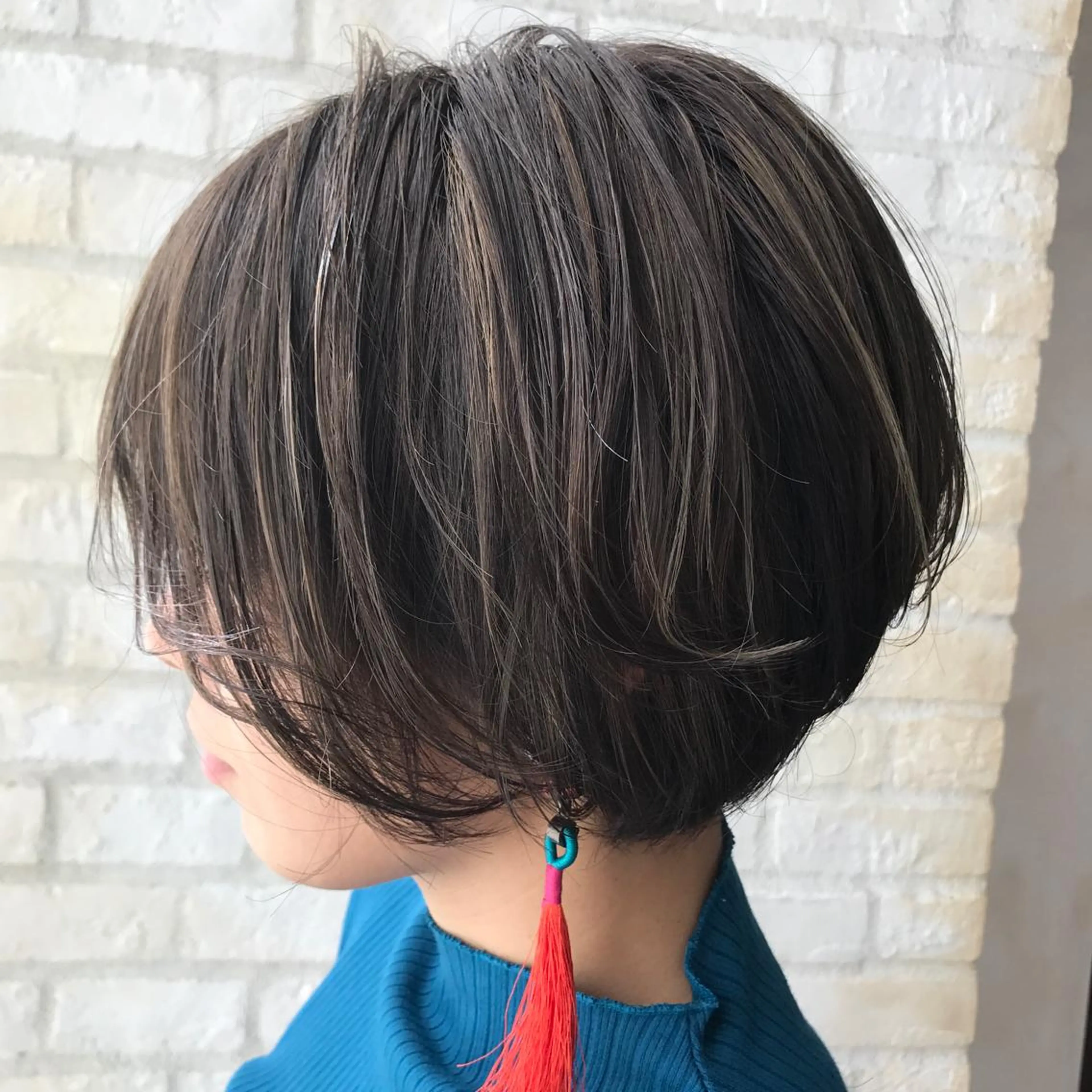 ショート ショートボブ 3Dハイライト ボブ ハイライト ショートヘア 🍋似合わせ✖️ ショートヘア🍋早田のヘアスタイル