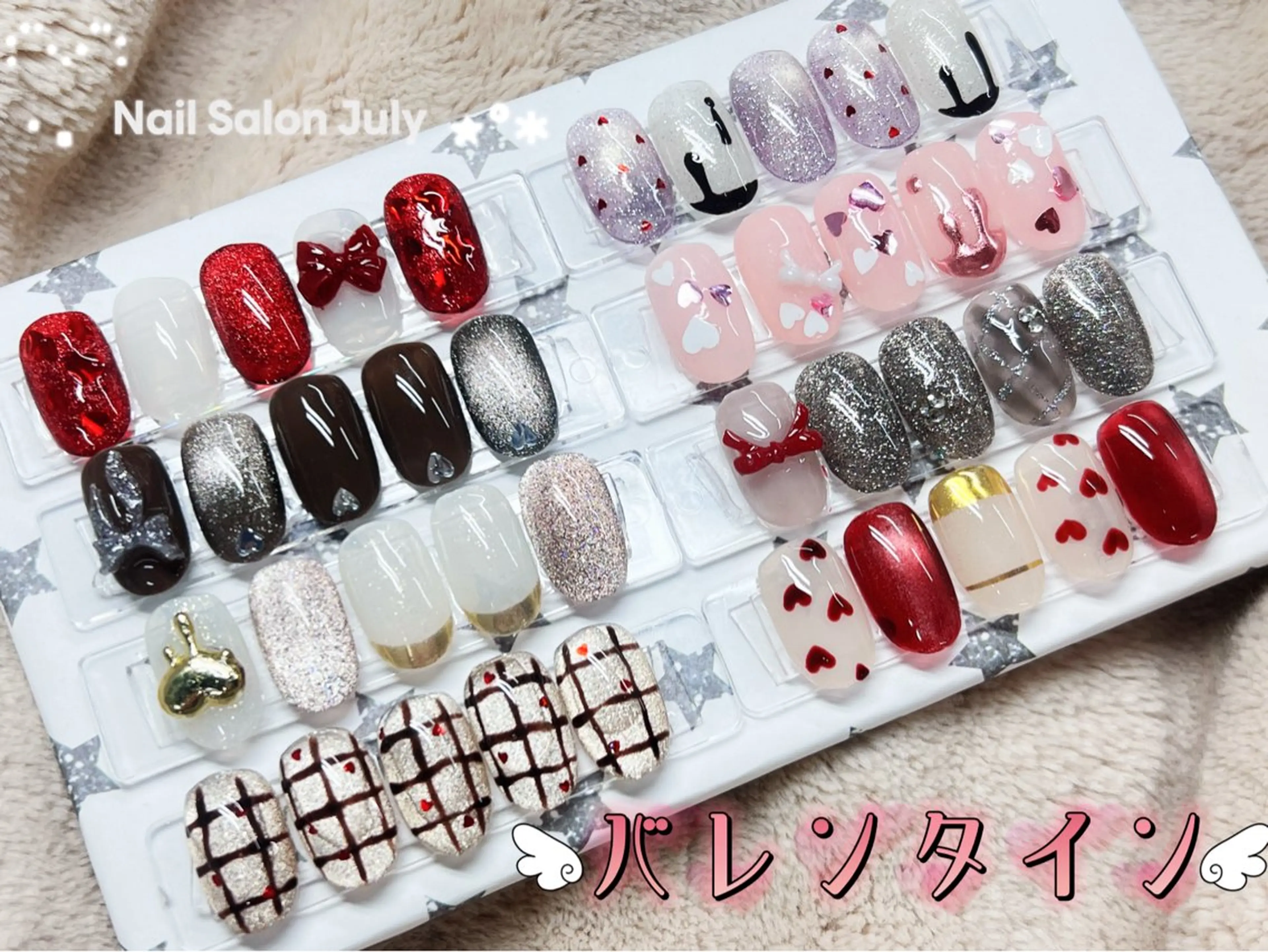 ネイル アートネイル オーロラネイル ジェルネイル ガーリー キラキラネイル July モモのネイルデザイン