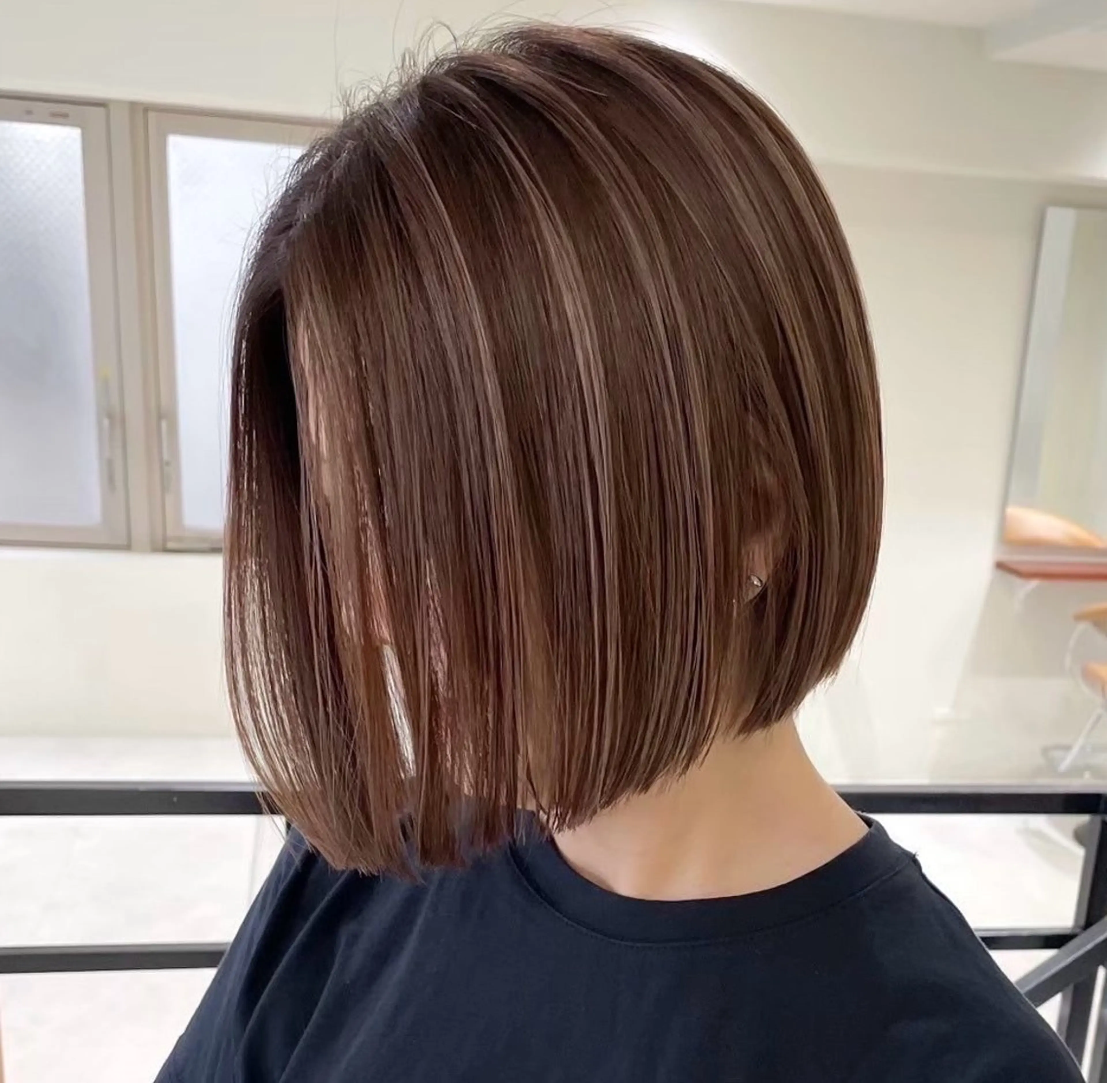 ショート カラー ヘアカラー ハイライト/レイヤー 河原町/Manatoのヘアスタイル