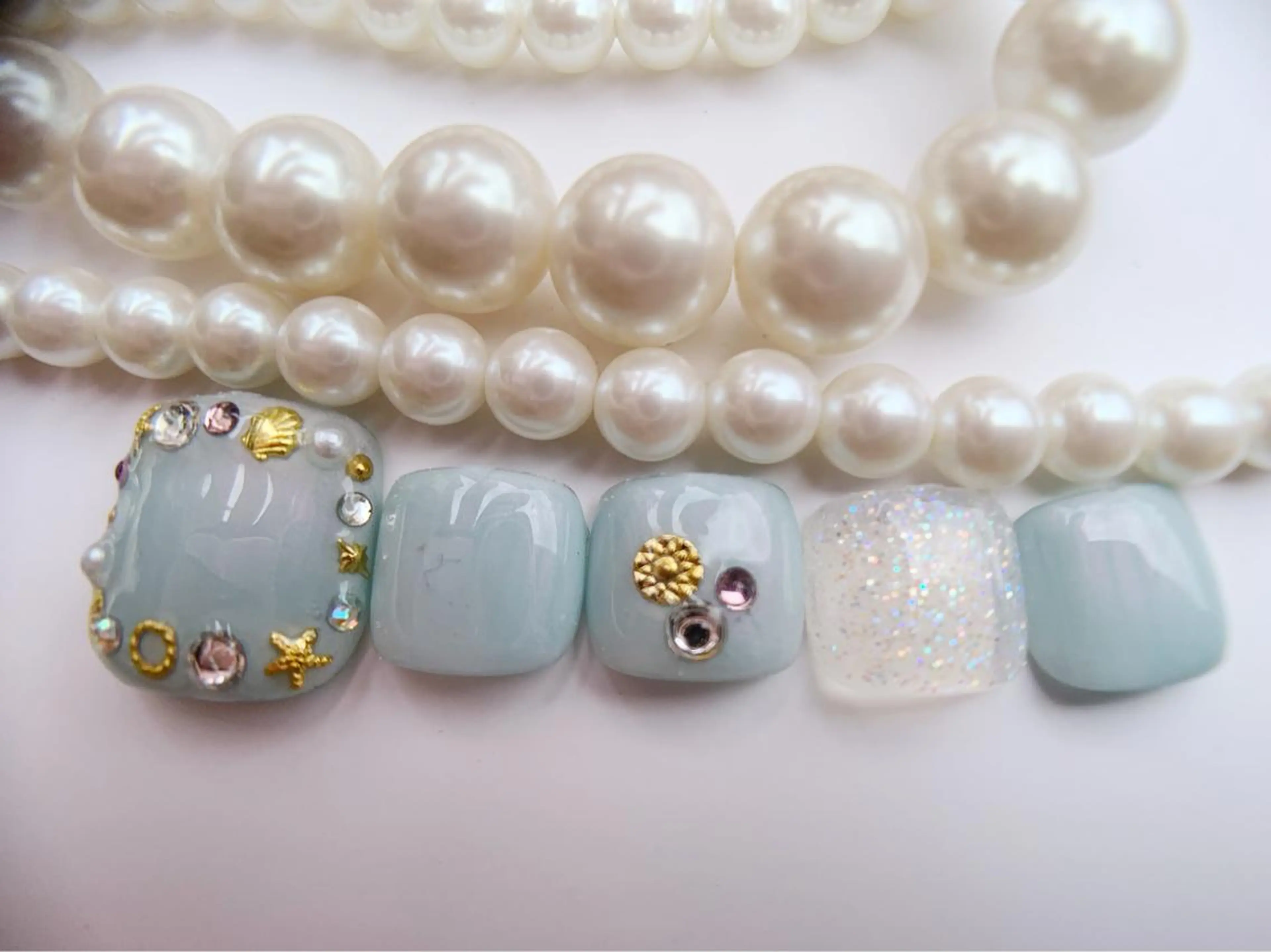 ネイル MiKi Nai池袋 長さだし得意のネイルデザイン