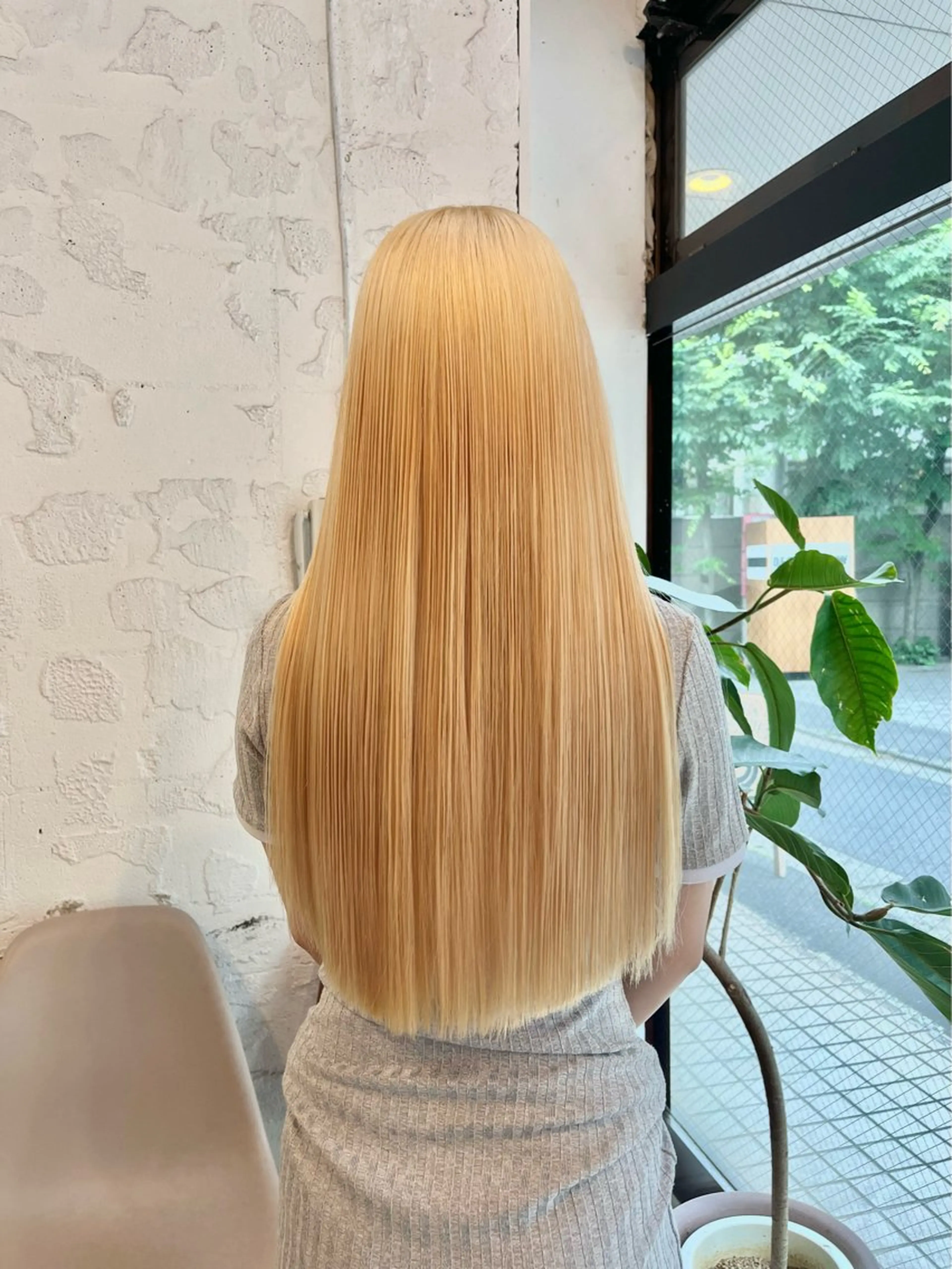 ロング カラー カット ヘアカラー トリートメント ボブ/レイヤー/ ハッシュカット/河内のヘアスタイル