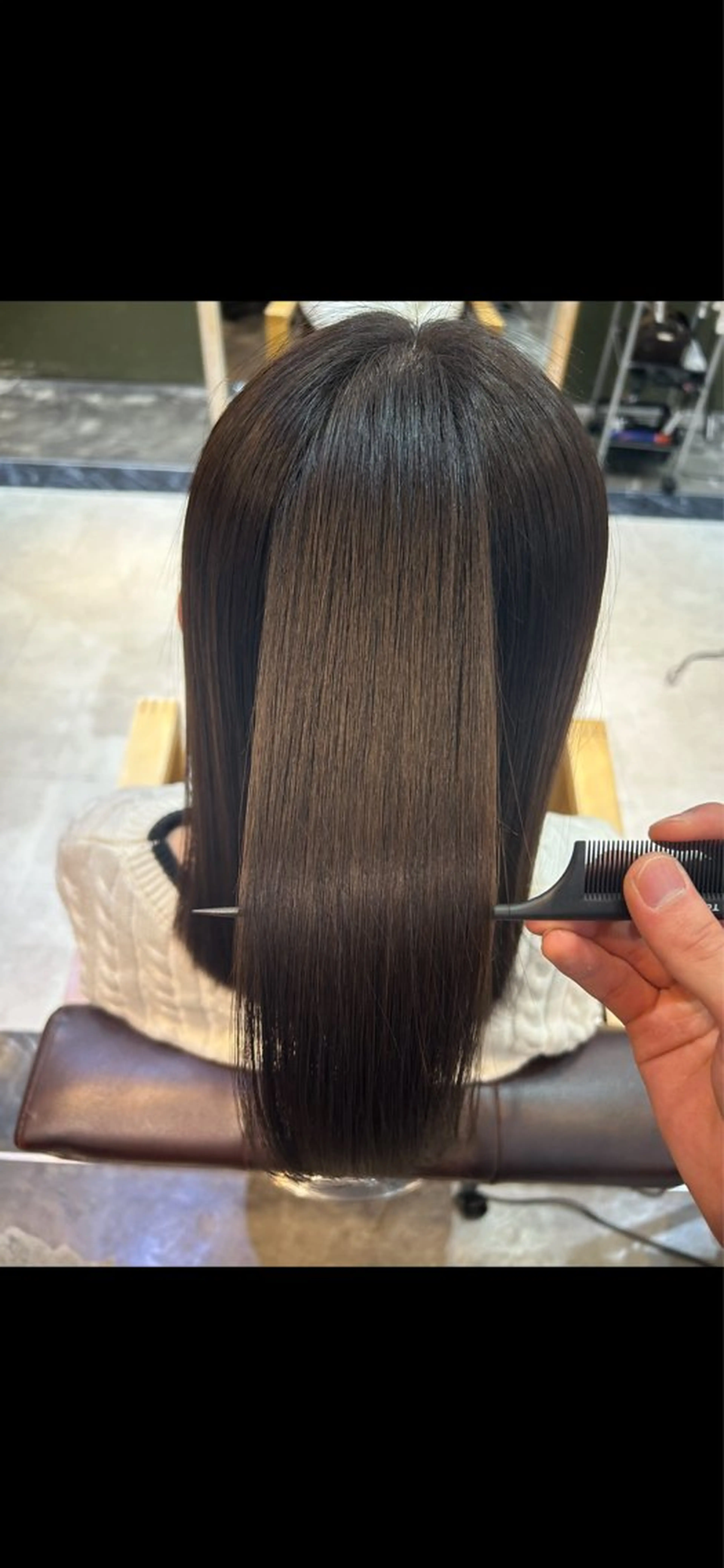 【ご新規様限定10%OFFクーポン】【プレミアム☆縮毛矯正】縮毛矯正+カット+4stepトリートメントの写真