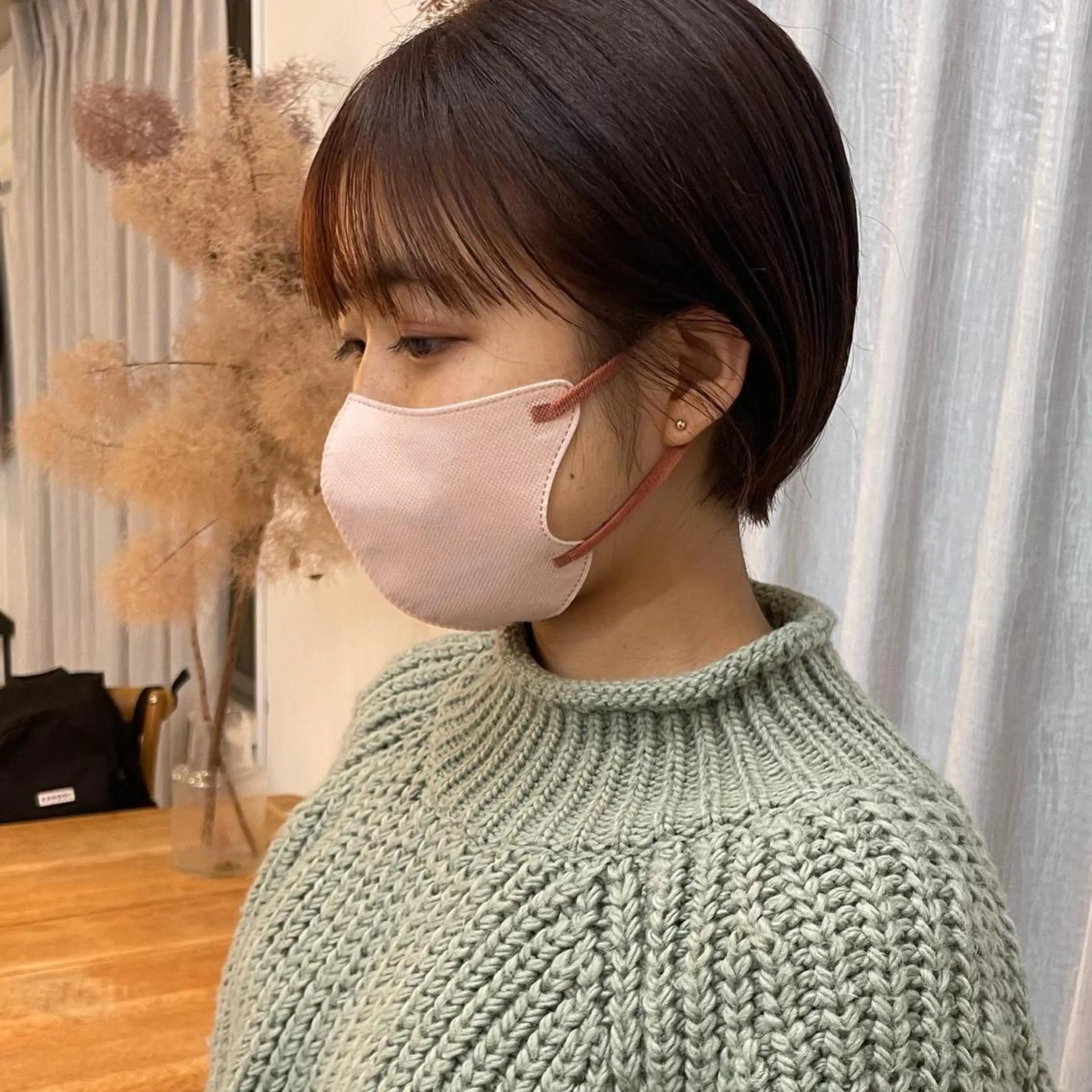 ショート salowin SHIBUYA me+店所属・kasumi/渋谷/ パーマのヘアスタイル