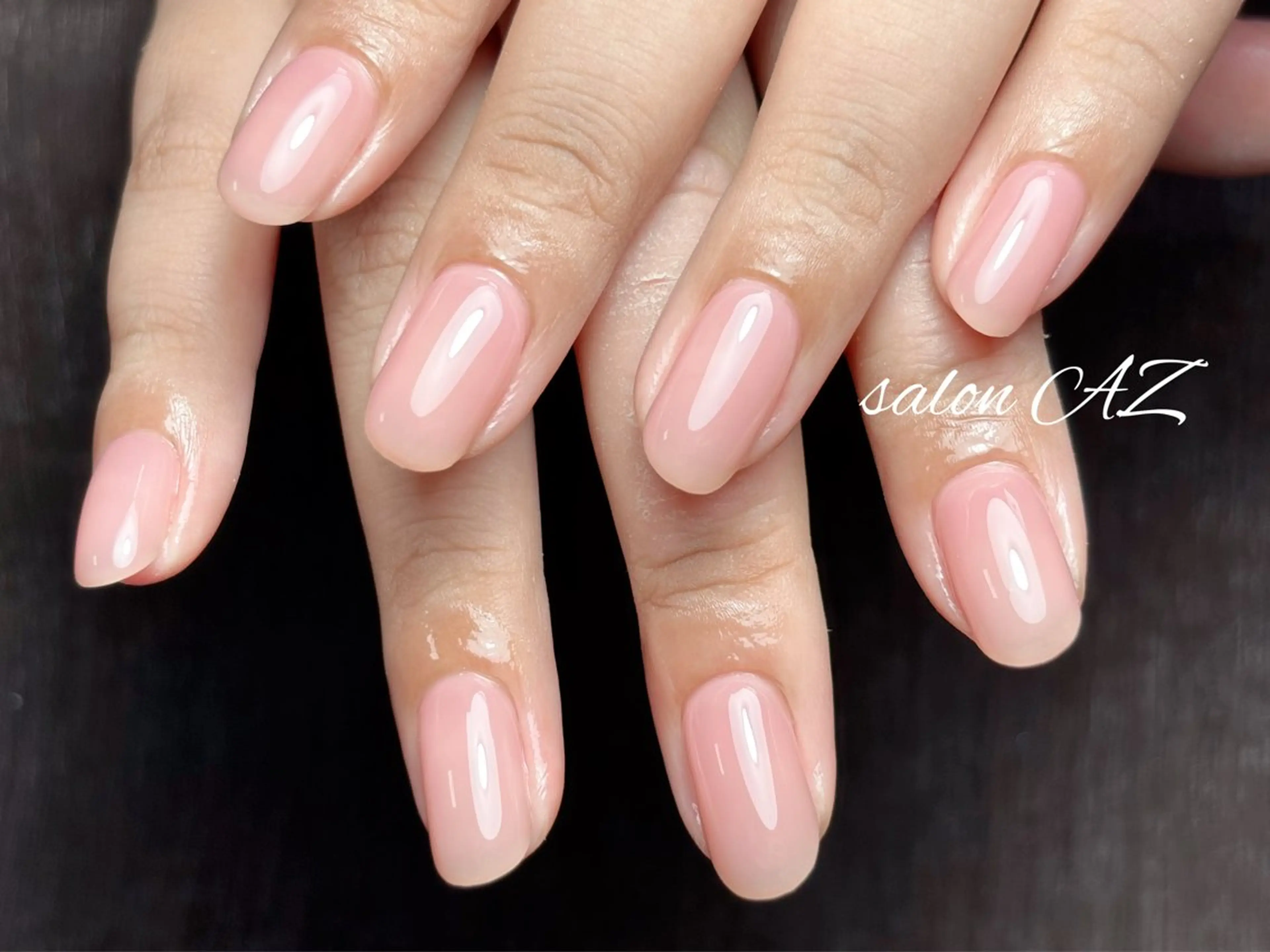 ネイル アートネイル 長さ出し フットネイル フレンチネイル ジェルネイル salon AZのネイルデザイン