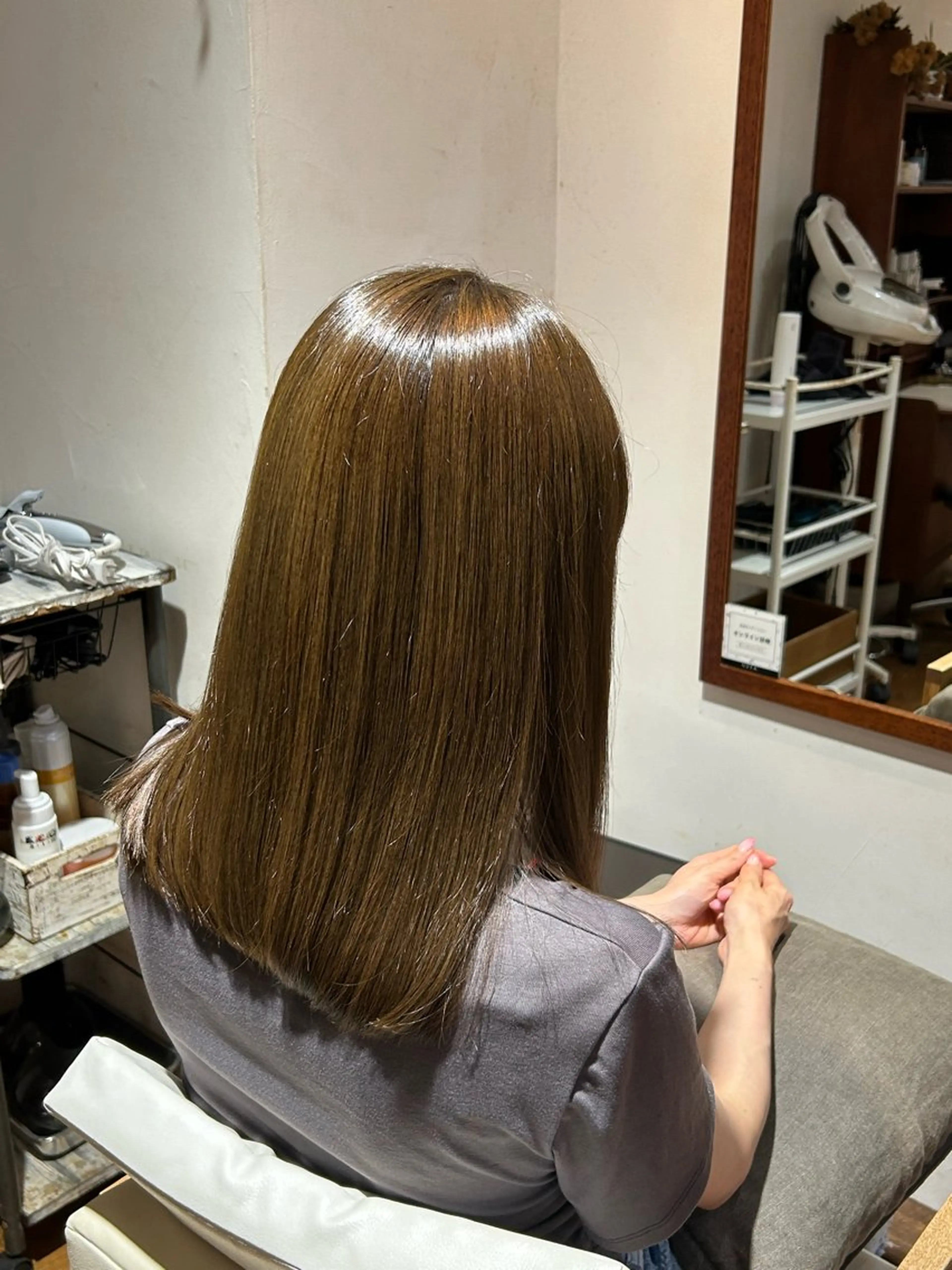 ミディアム カラー 池田 洸斗のヘアスタイル