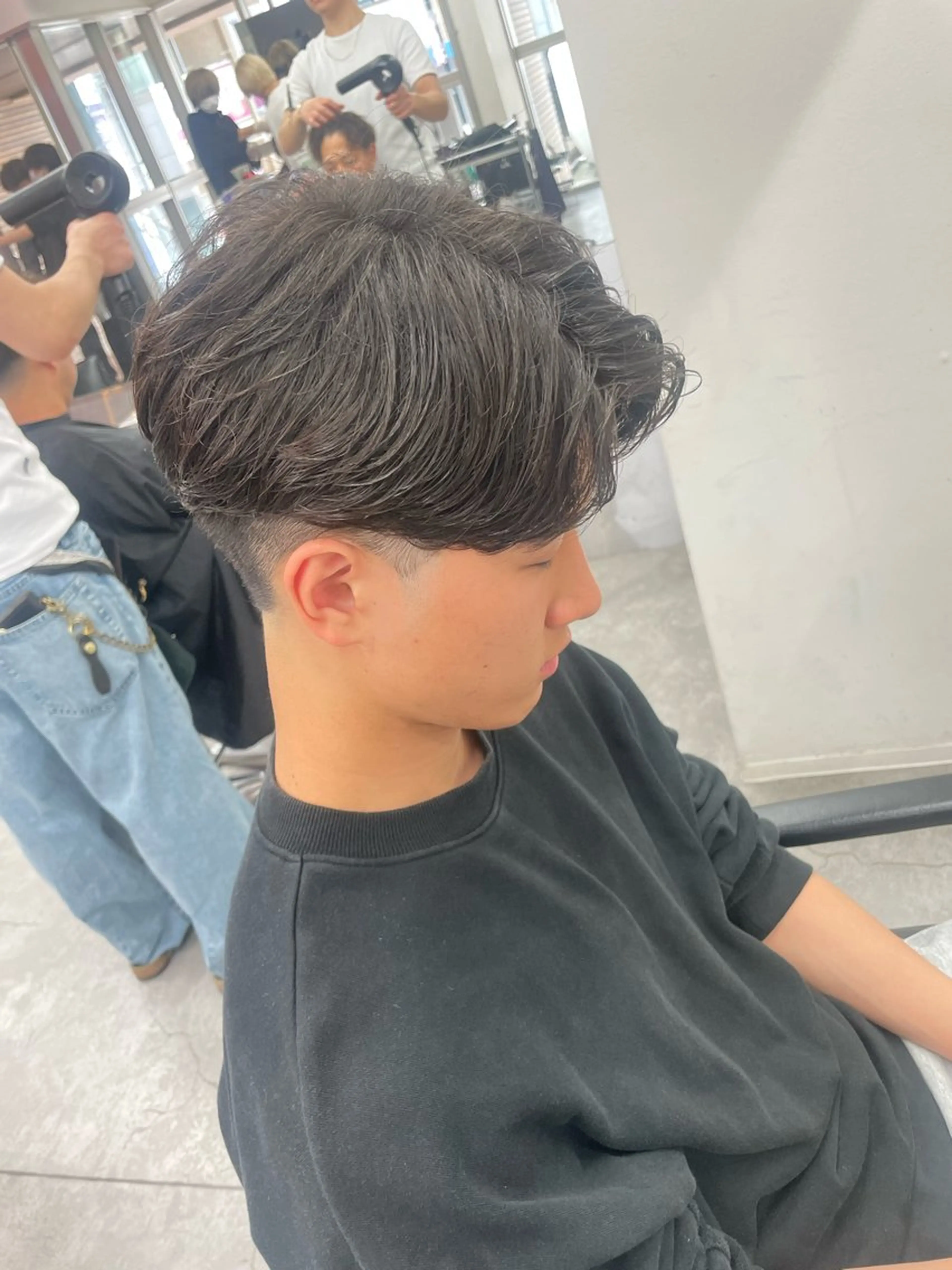 パーマ メンズ カット パーマ メンズ特化✨️ 韓国風パーマ🔥一八のヘアスタイル